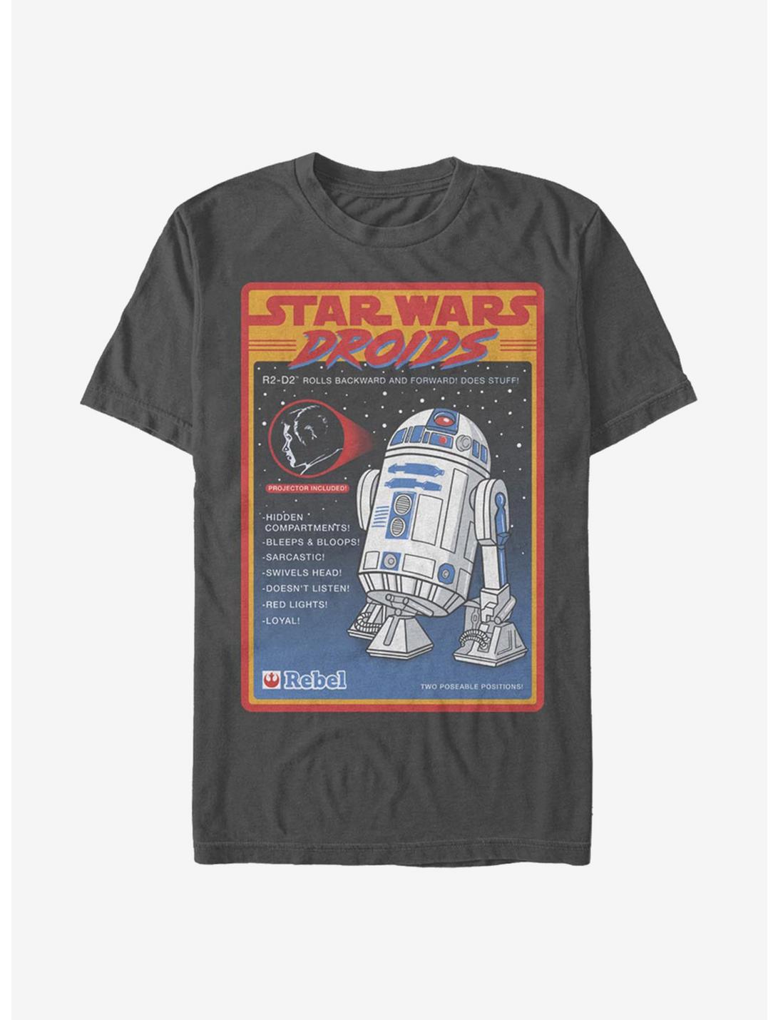 Star Wars Droid Figure T-Shirt, CHARCOAL, hi-res