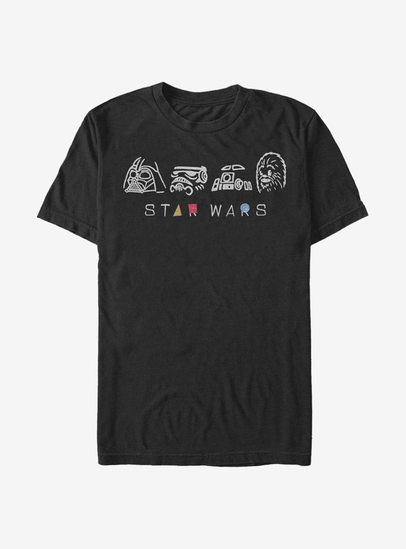 Star Wars Geometry Shine T-Shirt, , hi-res