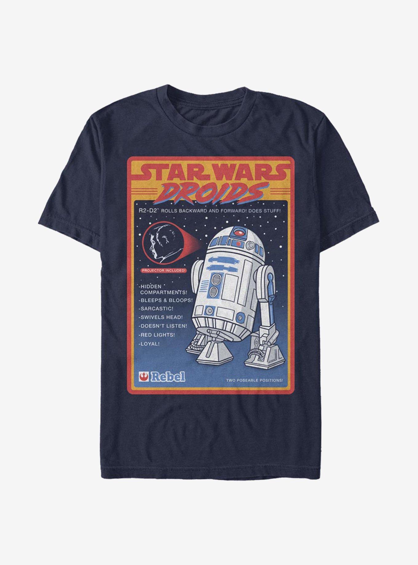 Star Wars Droid Figure T-Shirt, NAVY, hi-res
