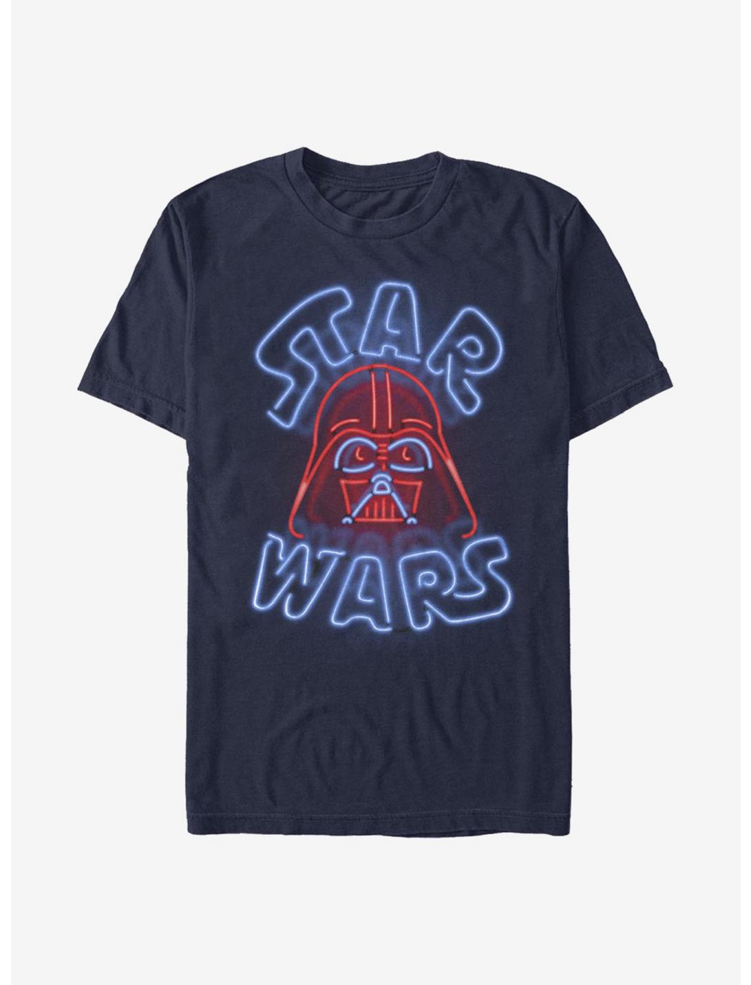 Star Wars Vader Neon Sign T-Shirt, NAVY, hi-res