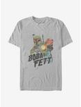 Star Wars Retro Boba T-Shirt, SILVER, hi-res