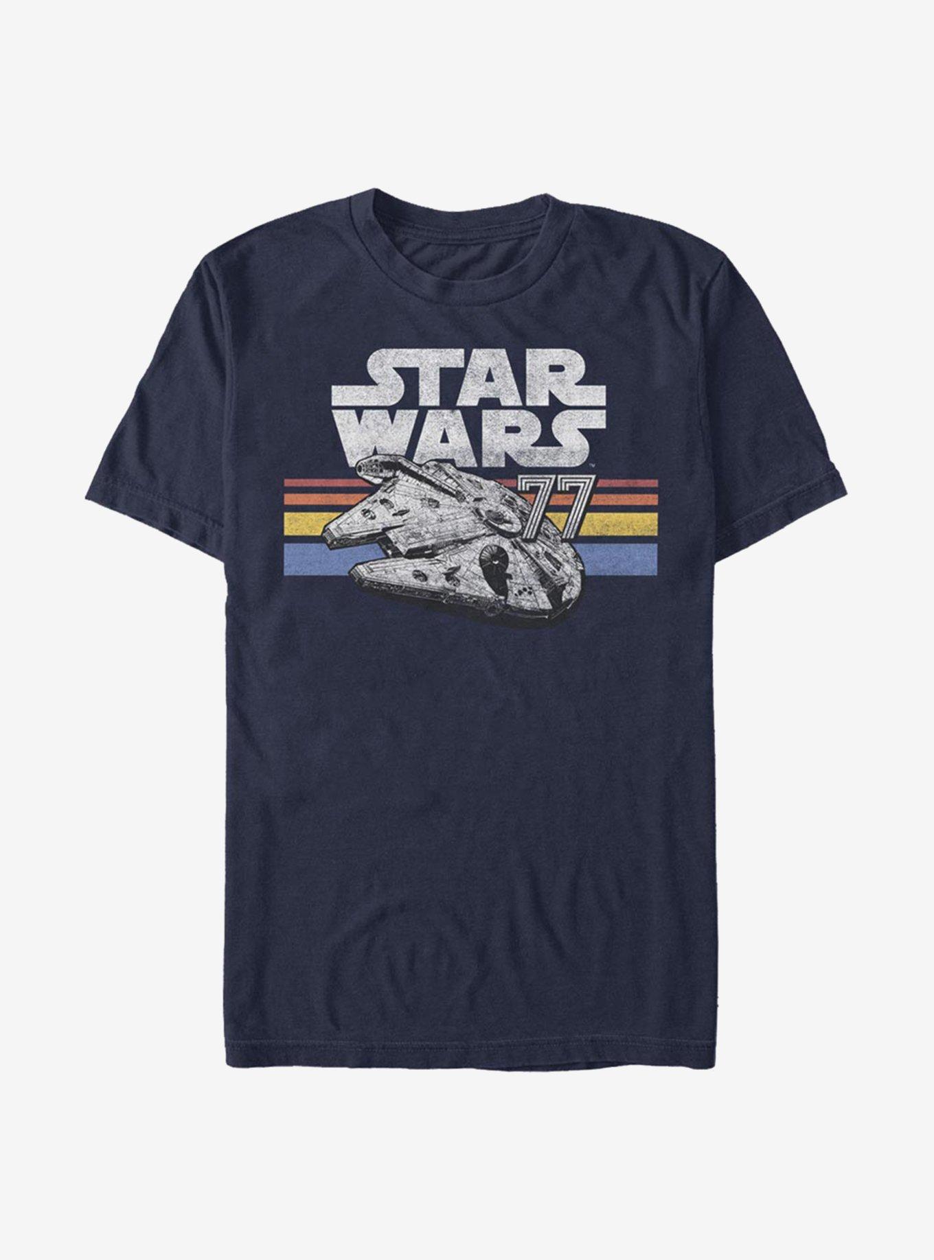Star Wars Vintage Falcon Stripes T-Shirt, , hi-res