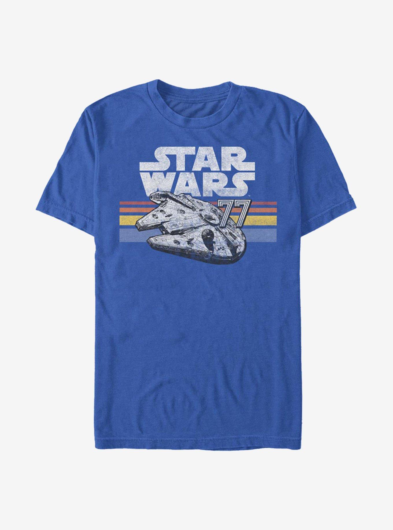 Star Wars Vintage Falcon Stripes T-Shirt, , hi-res
