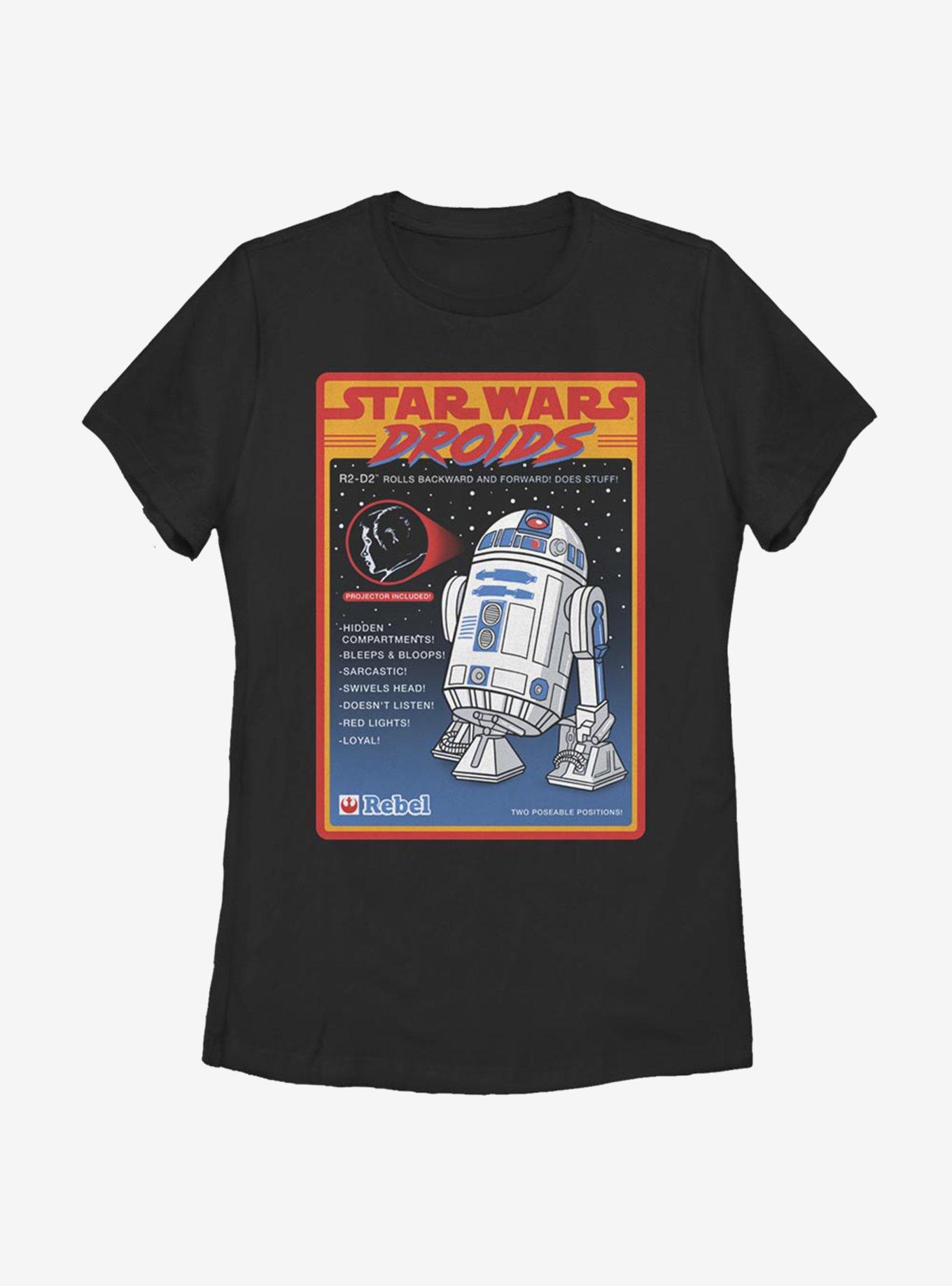 Star Wars Droid Figure Womens T-Shirt, BLACK, hi-res