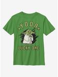 Star Wars Doodle Yoda Lucky Youth T-Shirt, KELLY, hi-res
