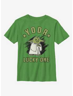 Star Wars Doodle Yoda Lucky Youth T-Shirt, , hi-res
