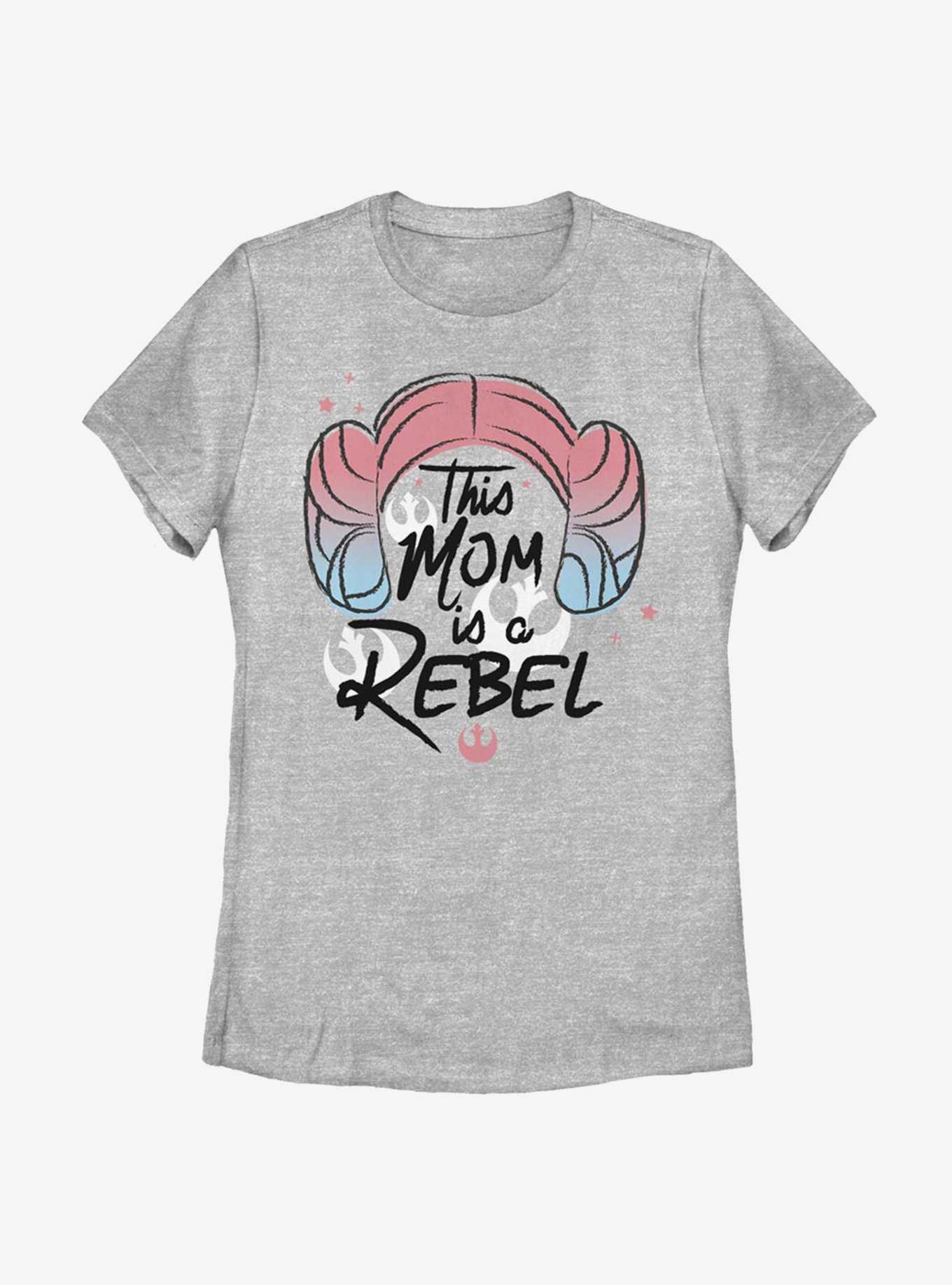 Star Wars Rebel Leia Mom Womens T-Shirt, , hi-res