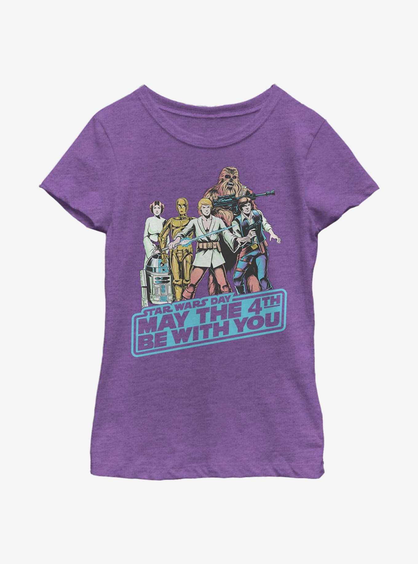 Star Wars May Fourth Group Youth Girls T-Shirt, , hi-res