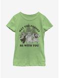 Star Wars The Forest Youth Girls T-Shirt, GRN APPLE, hi-res
