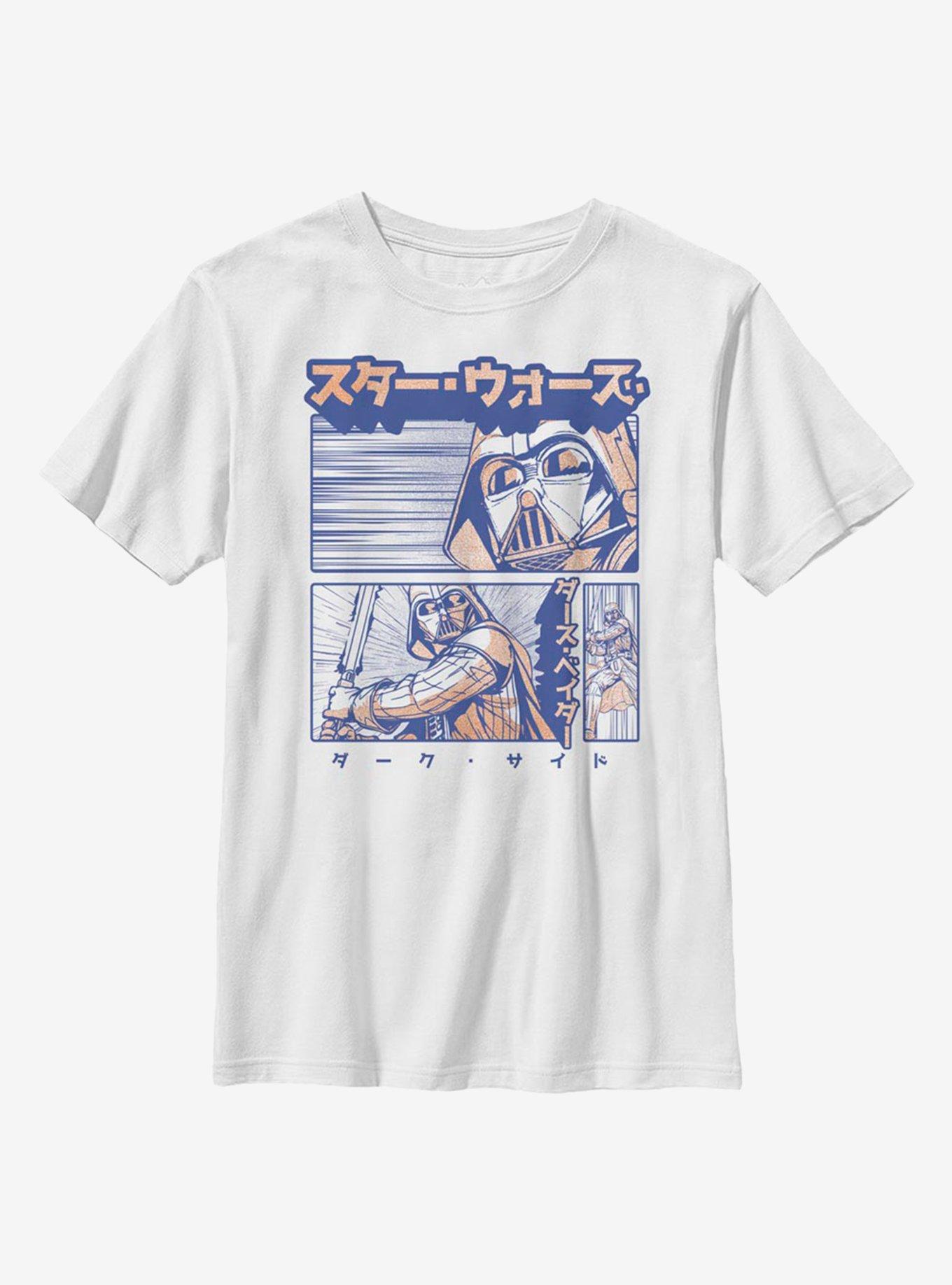 Star Wars Manga Vader Youth T-Shirt, WHITE, hi-res