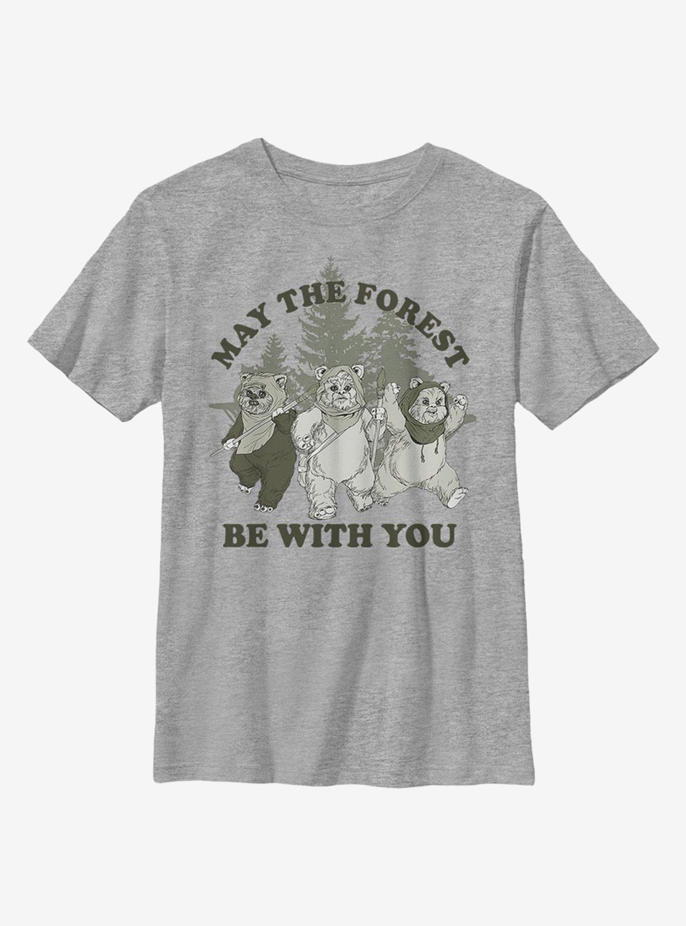 Star Wars The Forest Youth T-Shirt, ATH HTR, hi-res