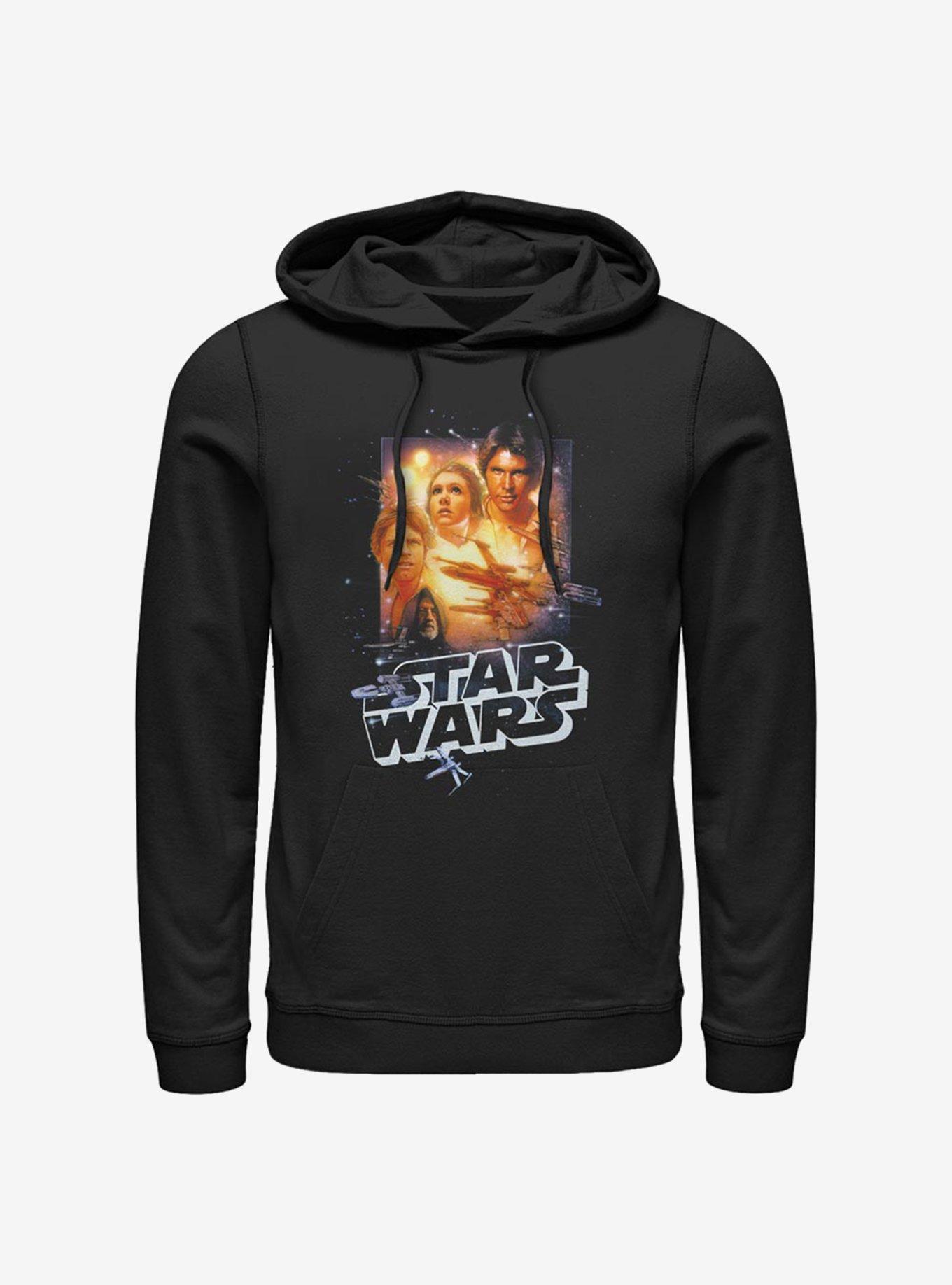 Star Wars Collage Hoodie, BLACK, hi-res