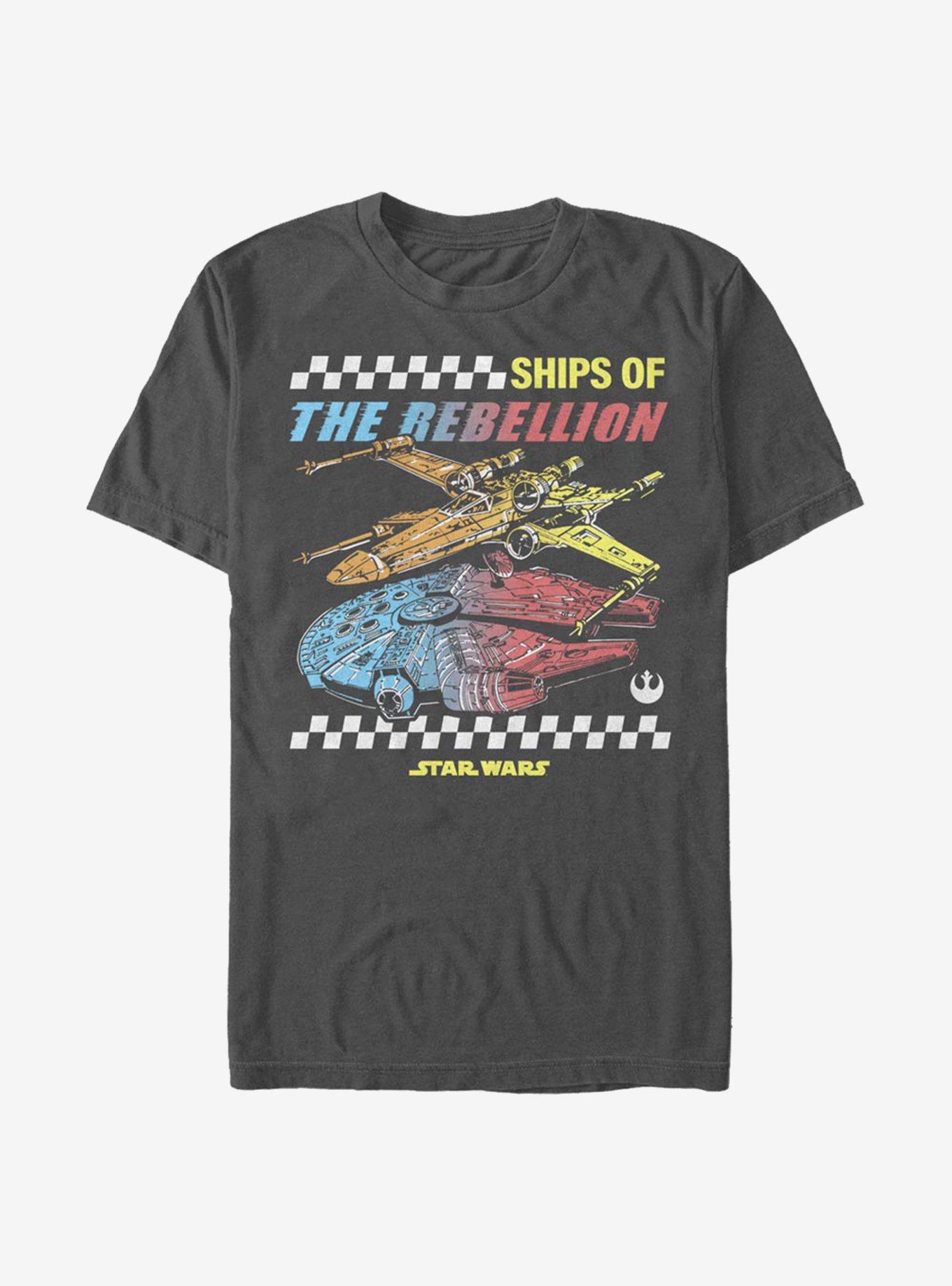 Star Wars Rebel Ship T-Shirt, CHARCOAL, hi-res