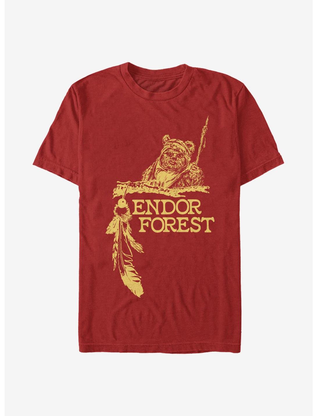 Star Wars Endor Forest T-Shirt, RED, hi-res