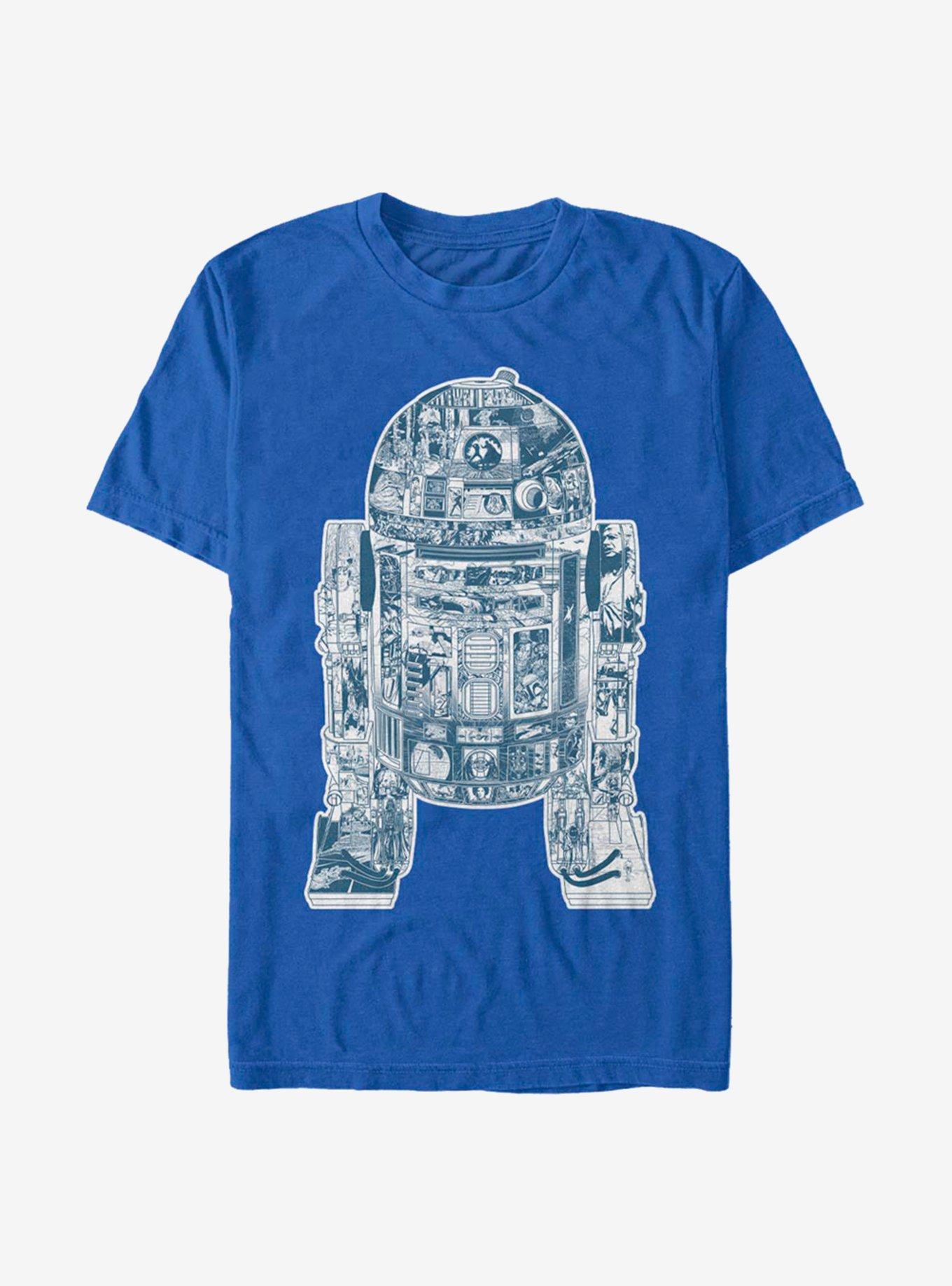 Star Wars Epic R2-D2 No Fill T-Shirt, , hi-res