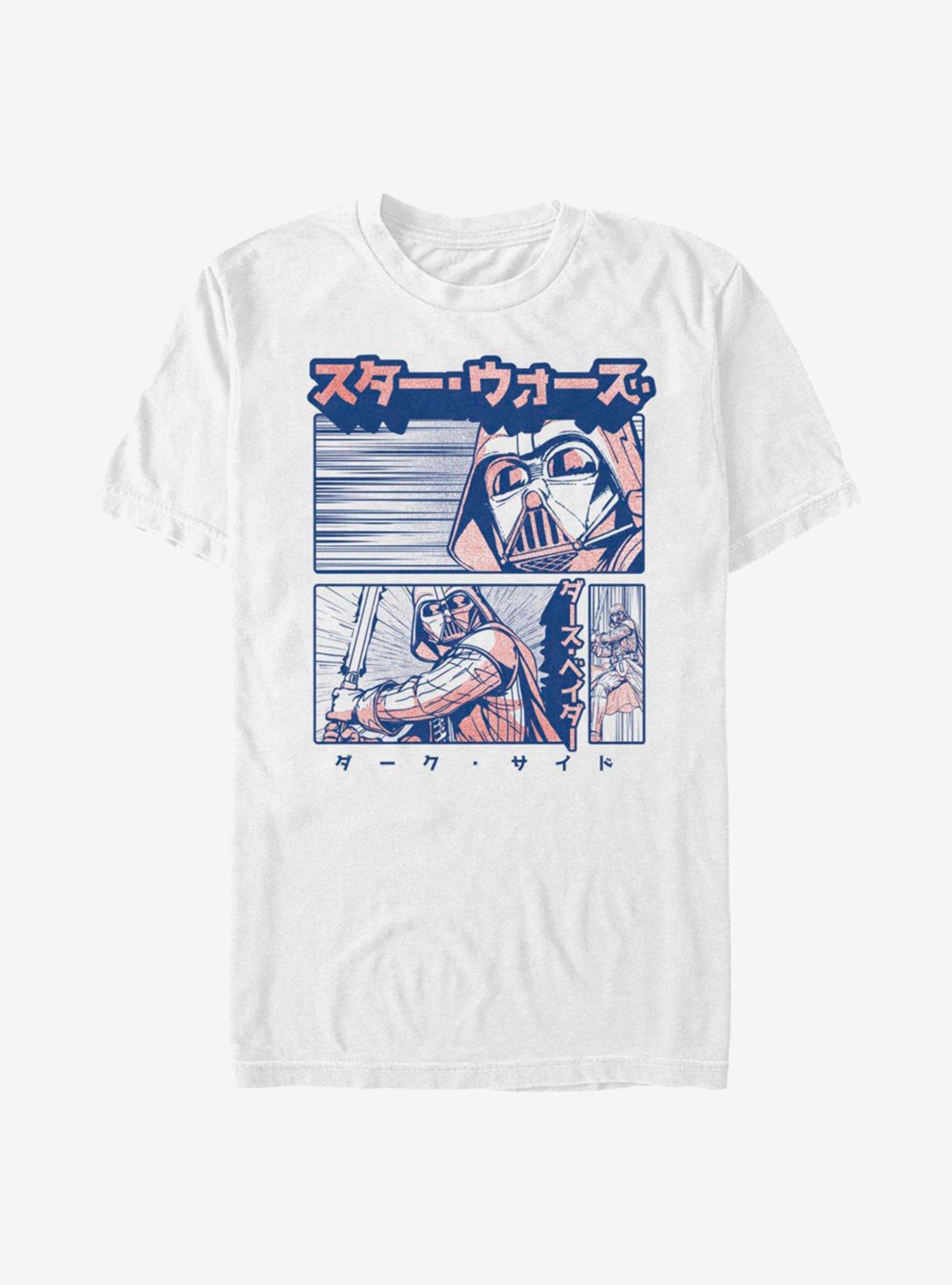 Star Wars Manga Vader T-Shirt, WHITE, hi-res