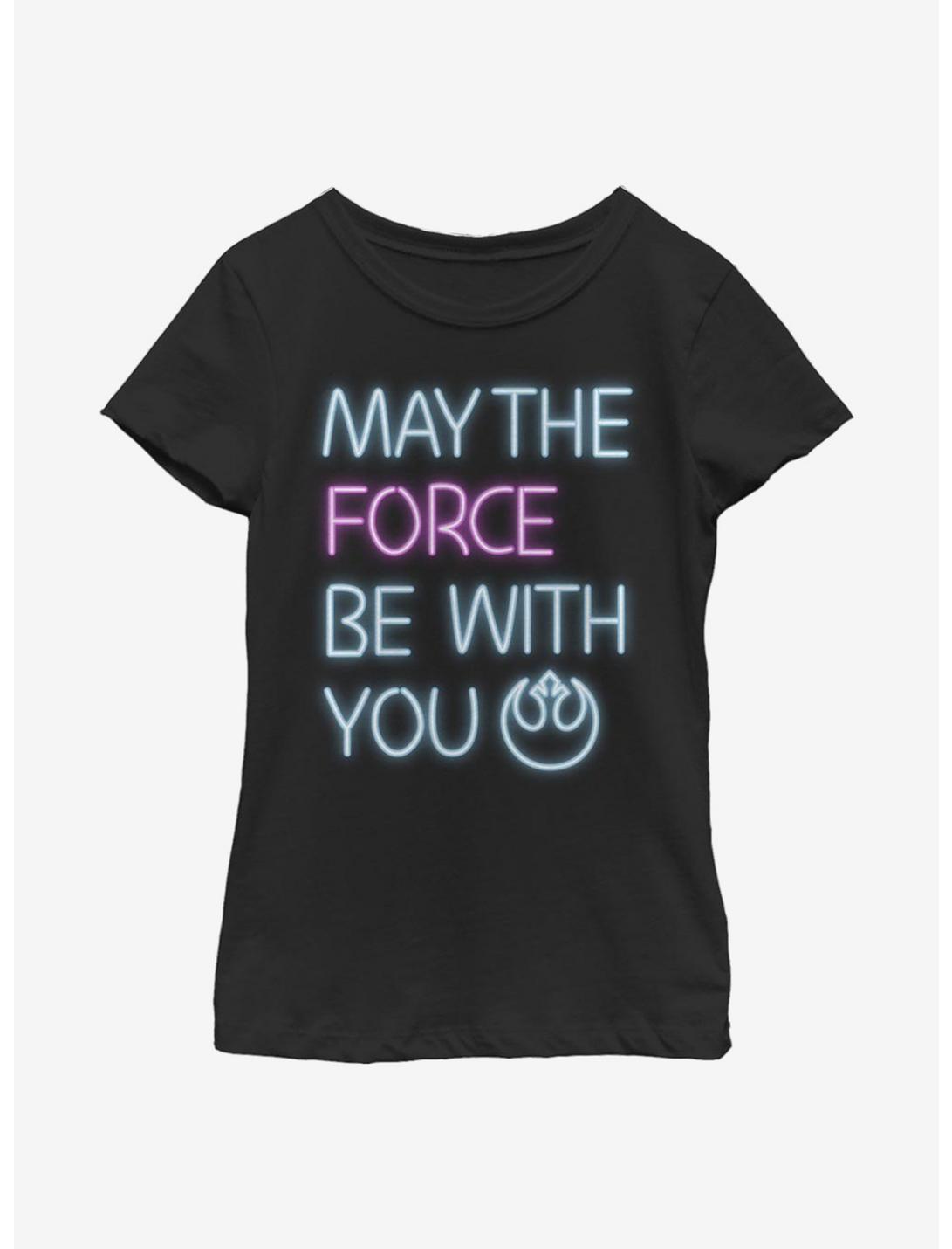 Star Wars May Force Reb Youth Girls T-Shirt, BLACK, hi-res