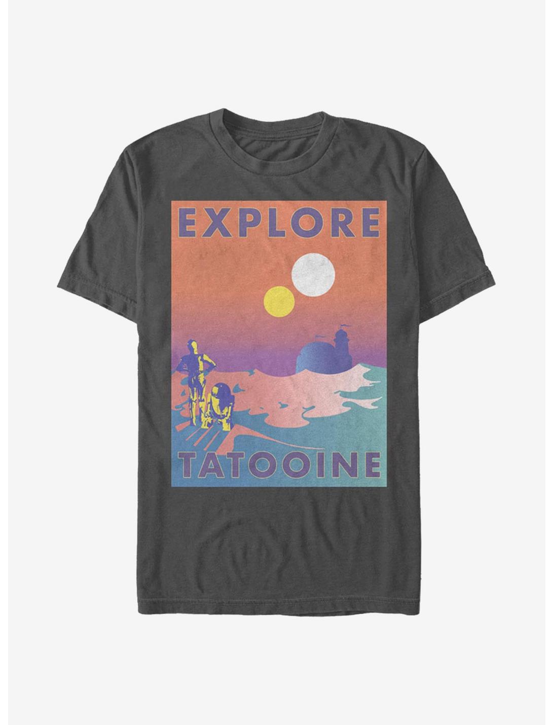 Star Wars Tatooine Traveller T-Shirt, CHARCOAL, hi-res