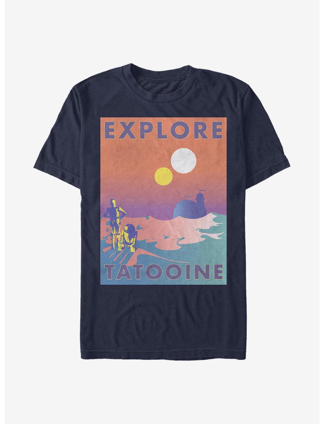 Star Wars Tatooine Traveller T-Shirt, NAVY, hi-res