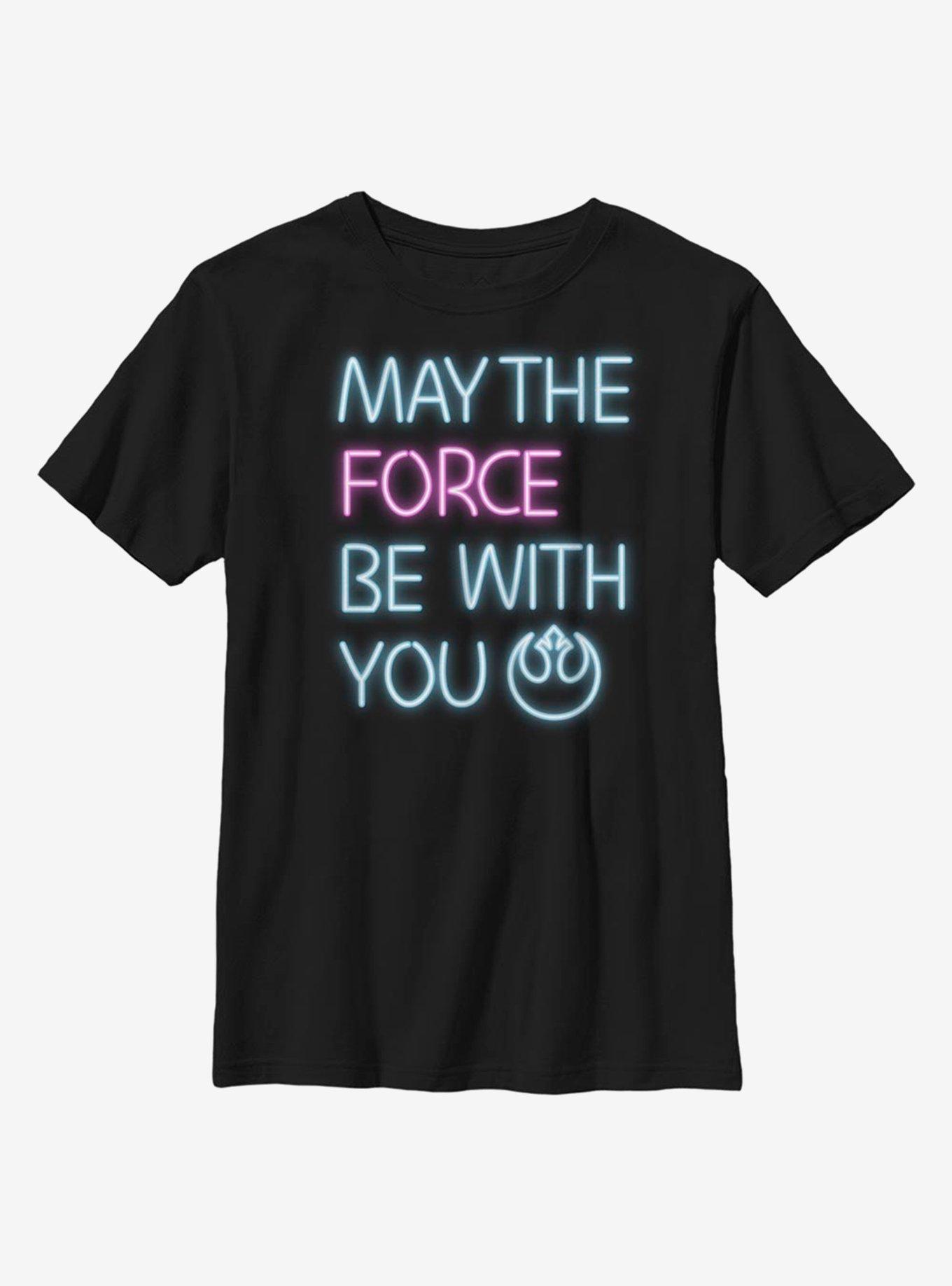 Star Wars May Force Reb Youth T-Shirt, BLACK, hi-res