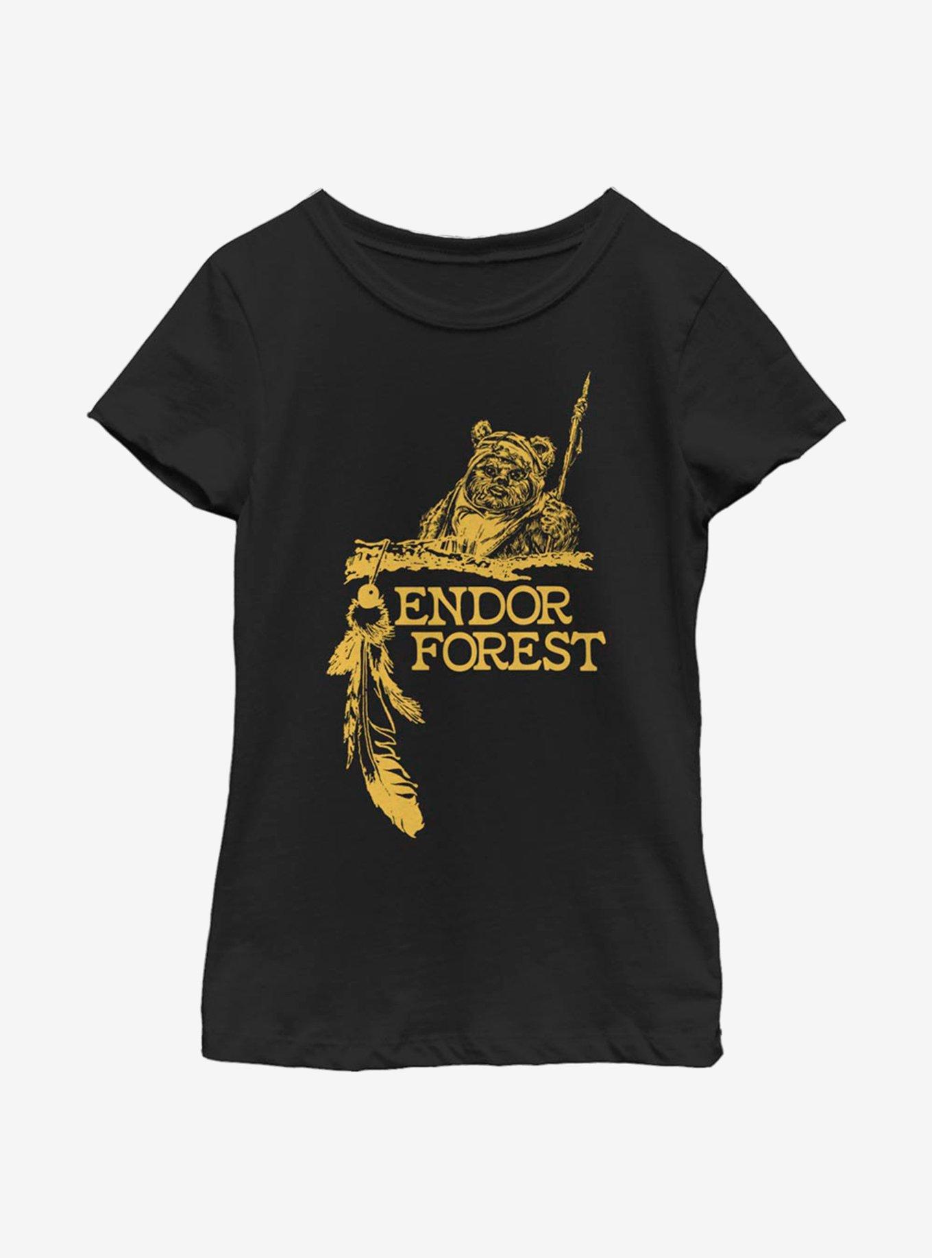 Star Wars Endor Forest Youth Girls T-Shirt, , hi-res