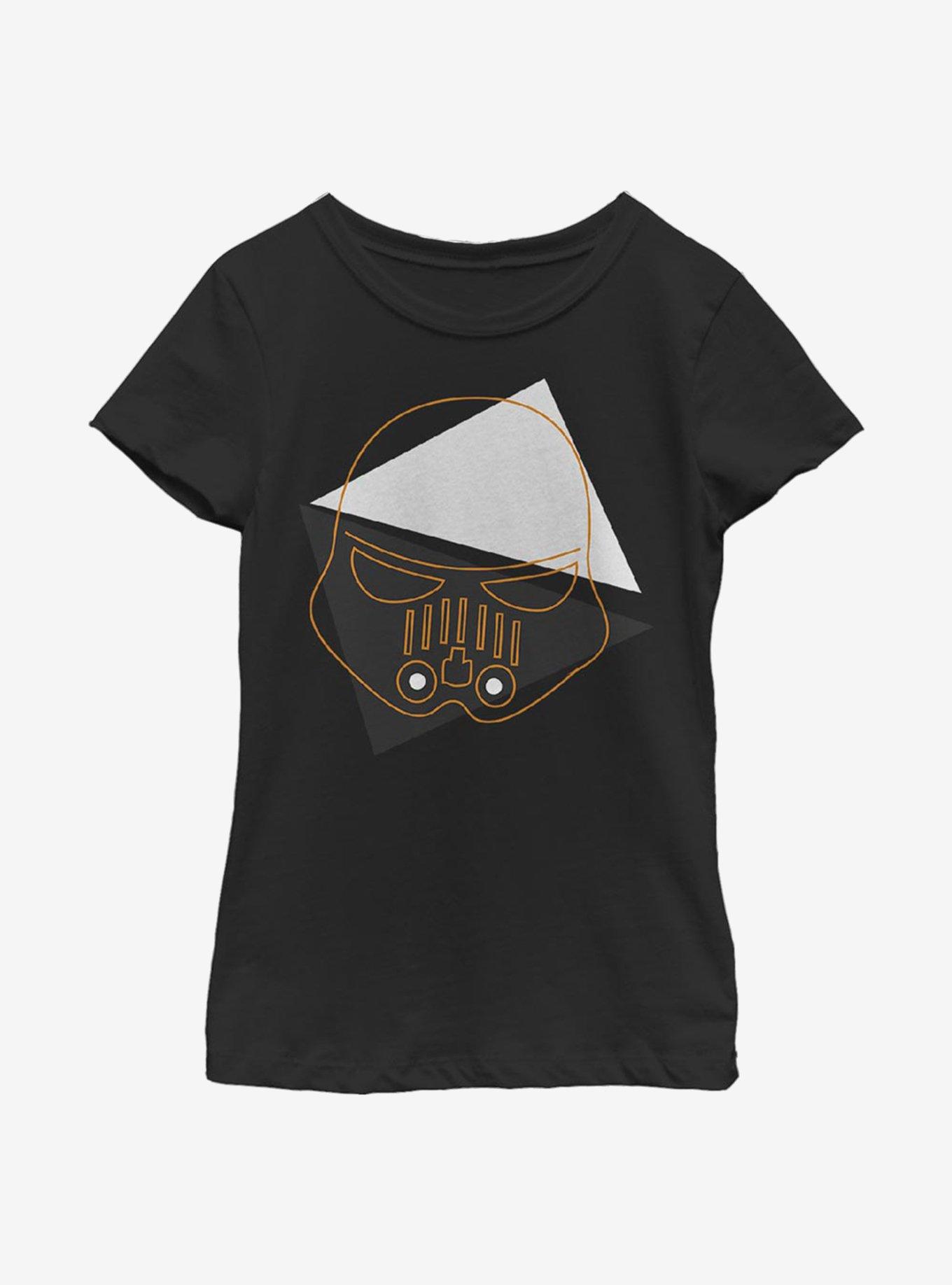 Star Wars Spooky Trooper Lines Youth Girls T-Shirt, , hi-res