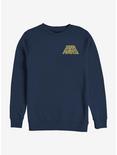 Star Wars Distressed Slant Logo Sweatshirt, NAVY, hi-res