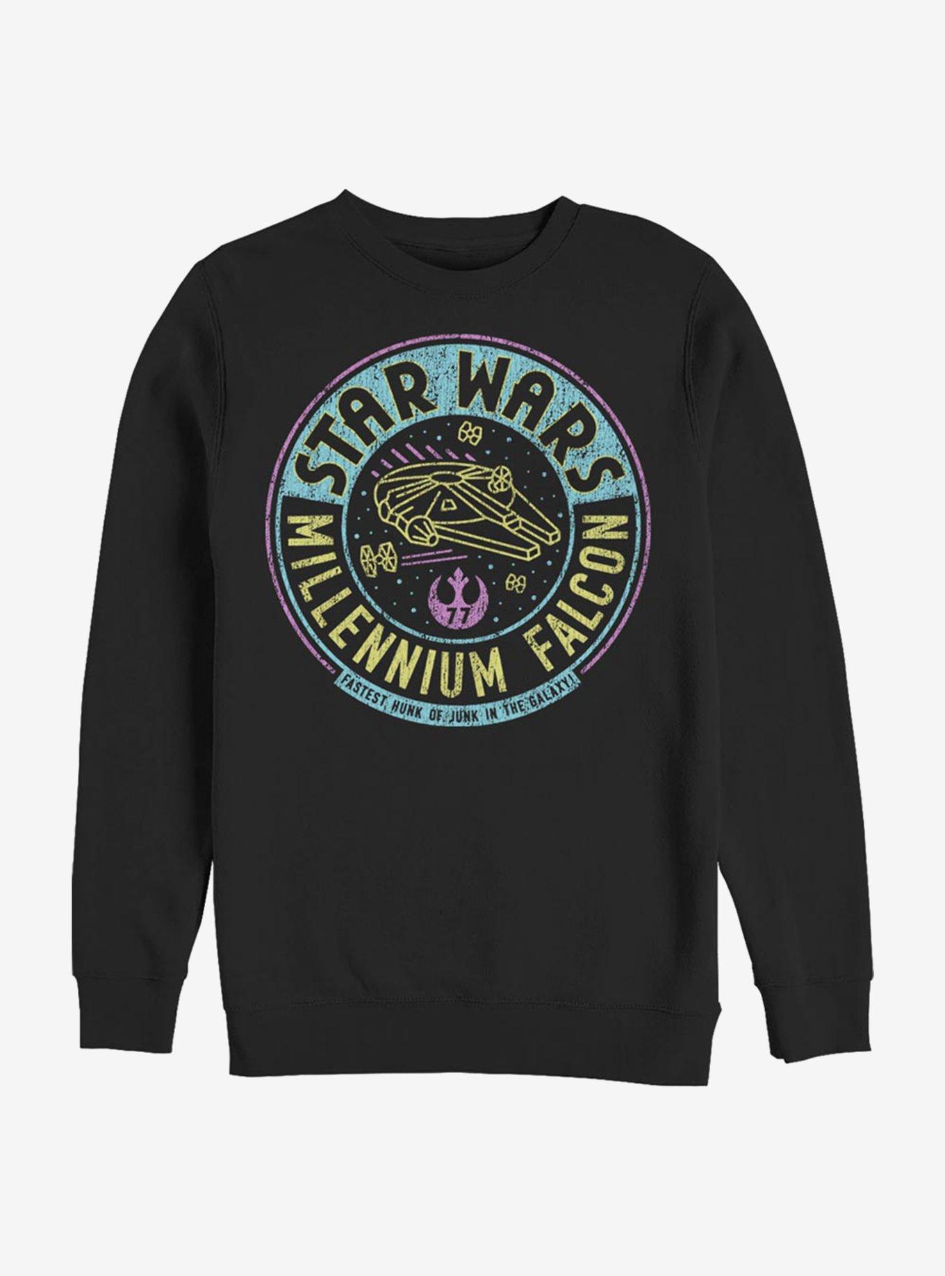 Star Wars Galaxy Junk Sweatshirt, BLACK, hi-res