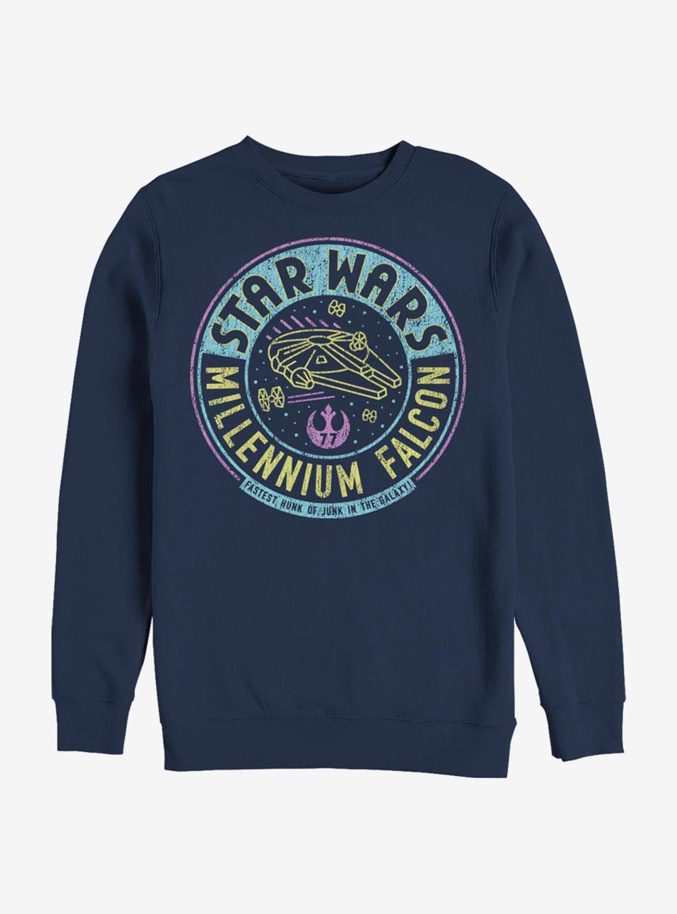 Star Wars Galaxy Junk Sweatshirt, NAVY, hi-res