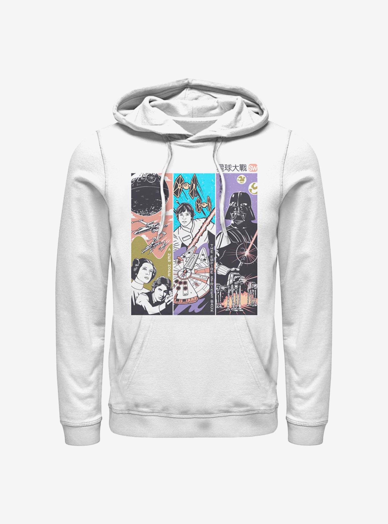 Star Wars Triptych Hoodie, WHITE, hi-res