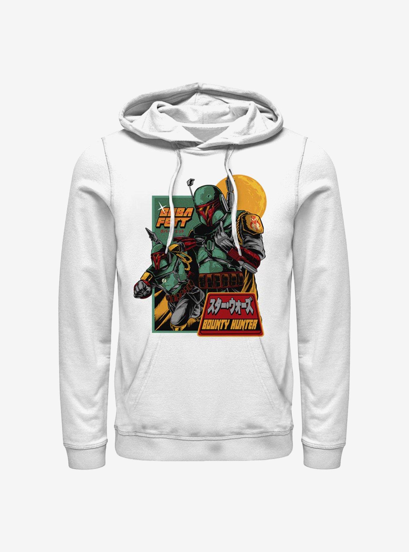 Star Wars The Mandalorian Japanese Text Hoodie