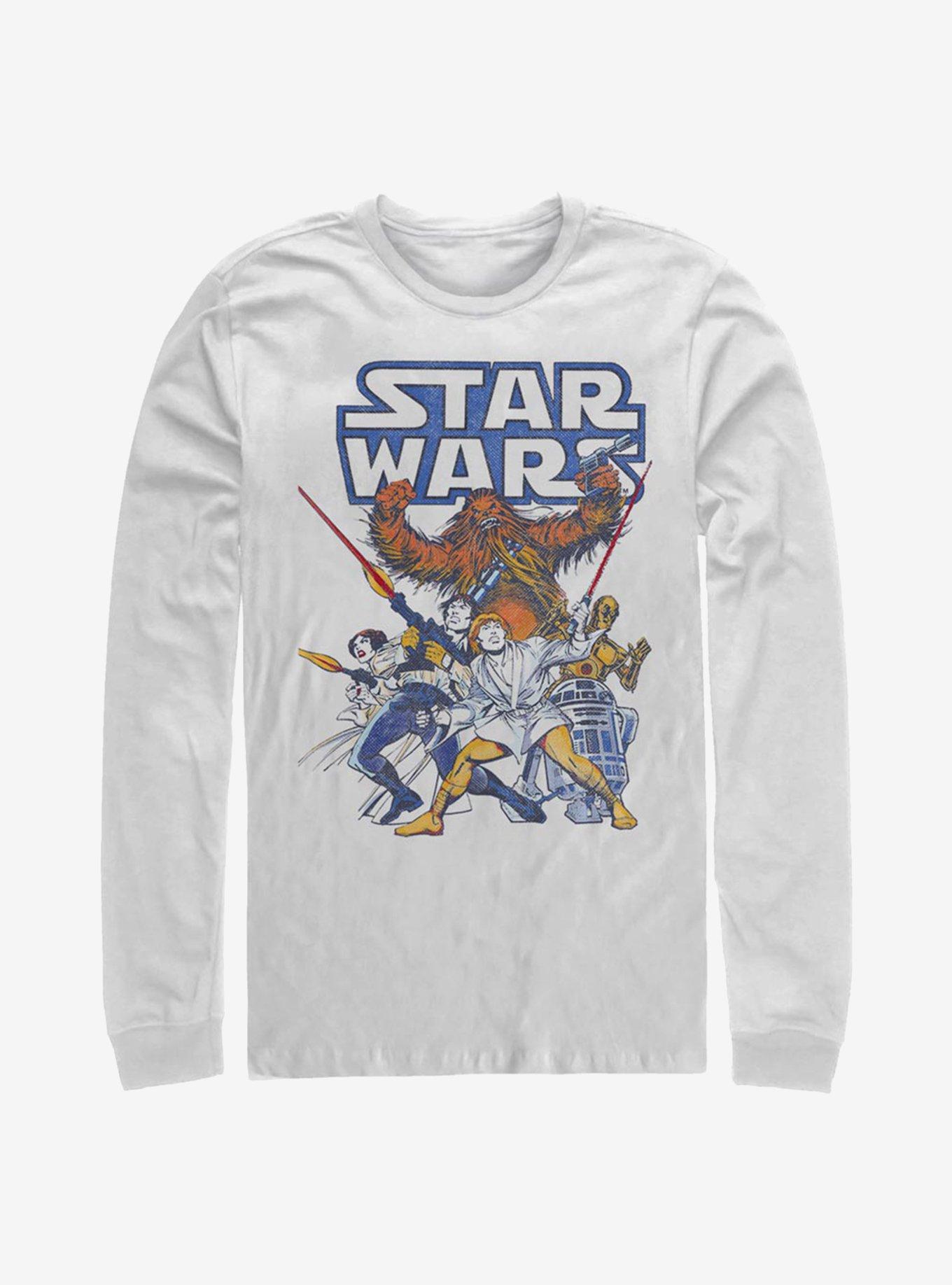 Star Wars Heroic Crew Long-Sleeve T-Shirt, WHITE, hi-res