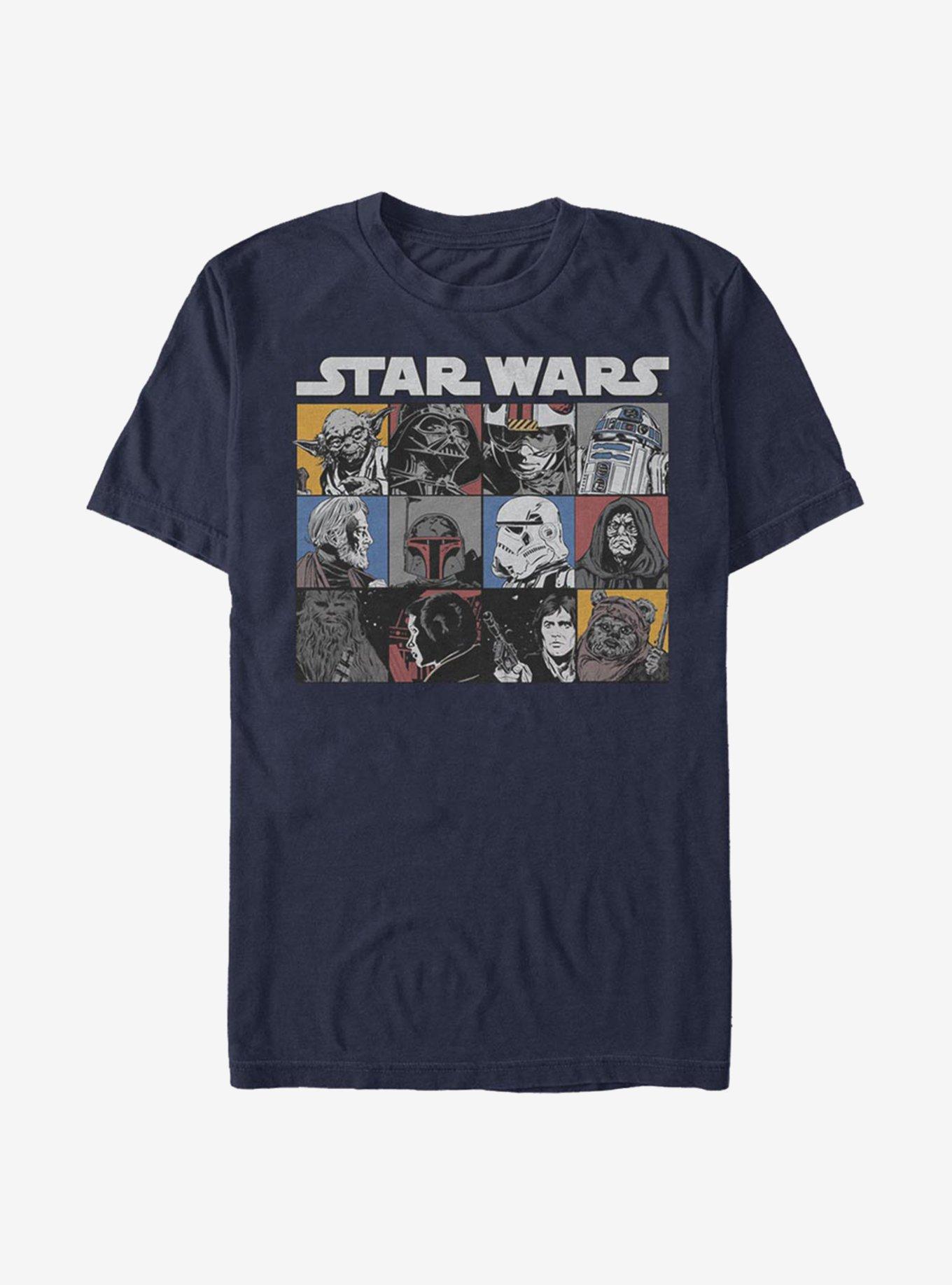 Star Wars Comic Strip Rectangle T-Shirt, , hi-res