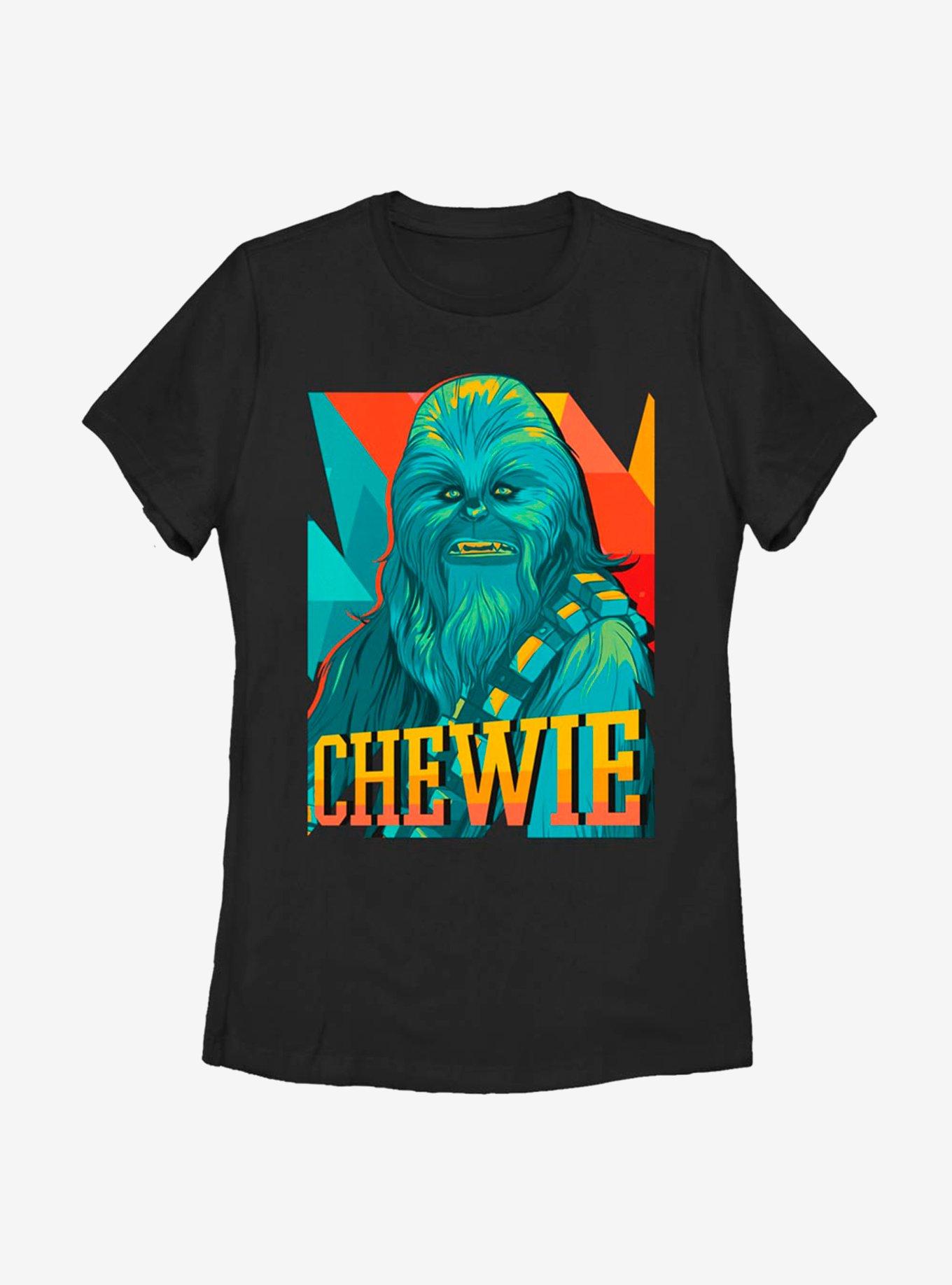 Star Wars Chewie Tri Womens T-Shirt, BLACK, hi-res