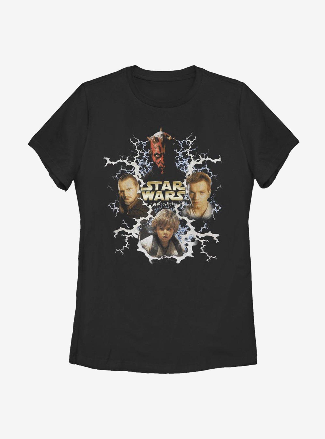 Star Wars Vintage Episode One Womens T-Shirt, BLACK, hi-res