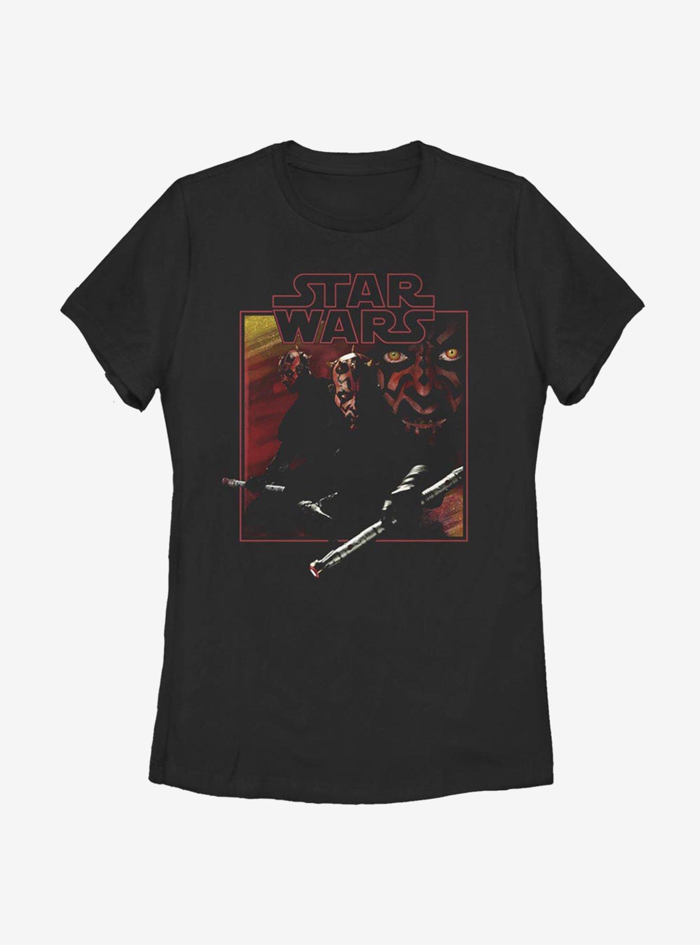 Star Wars Vintage Maul Womens T-Shirt, BLACK, hi-res