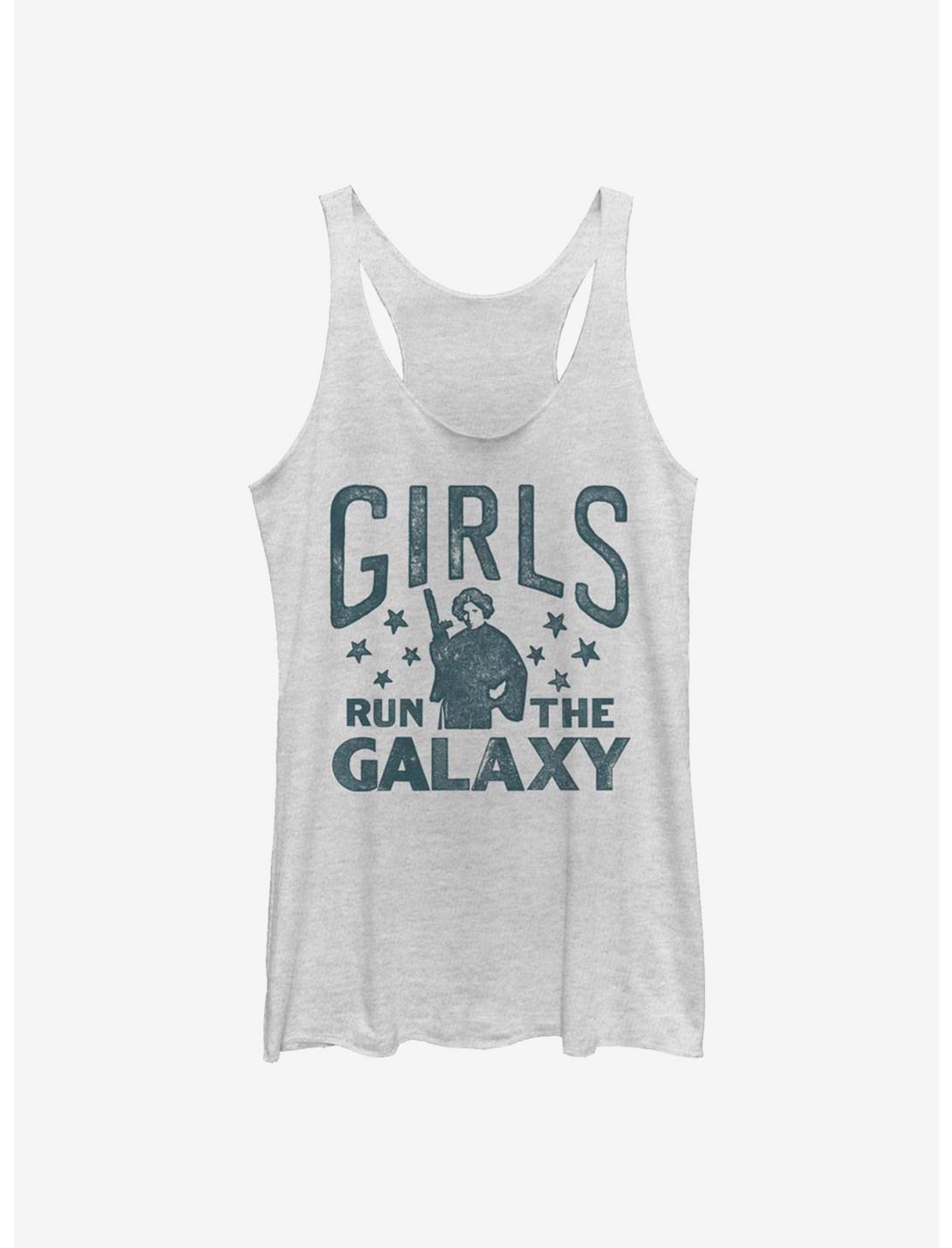 Star Wars Girls Run The Galaxy Womens Tank Top, WHITE HTR, hi-res
