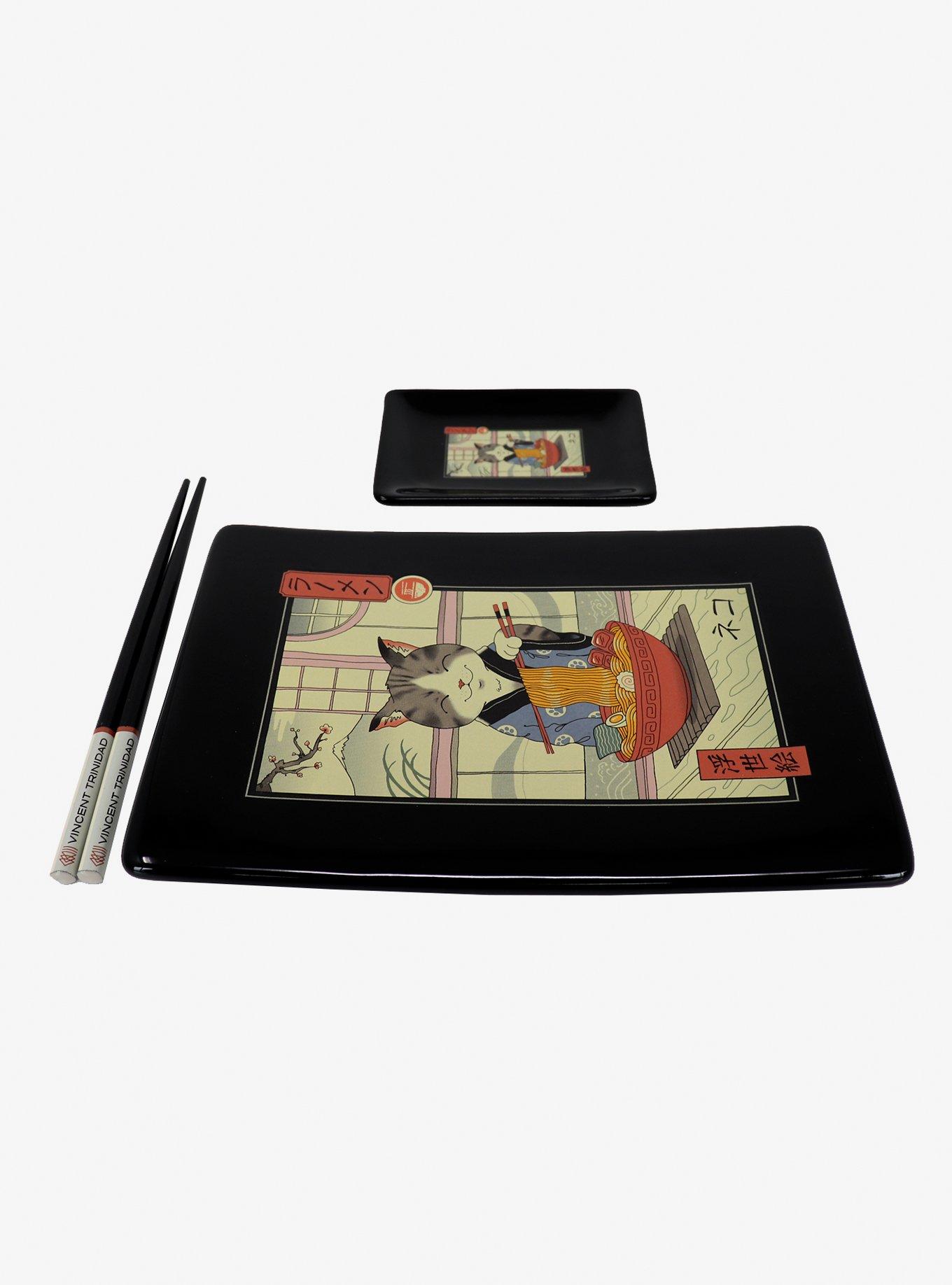 Neku Ukiyo Cat & Ramen Sushi Set By Vincent Trinidad, , hi-res