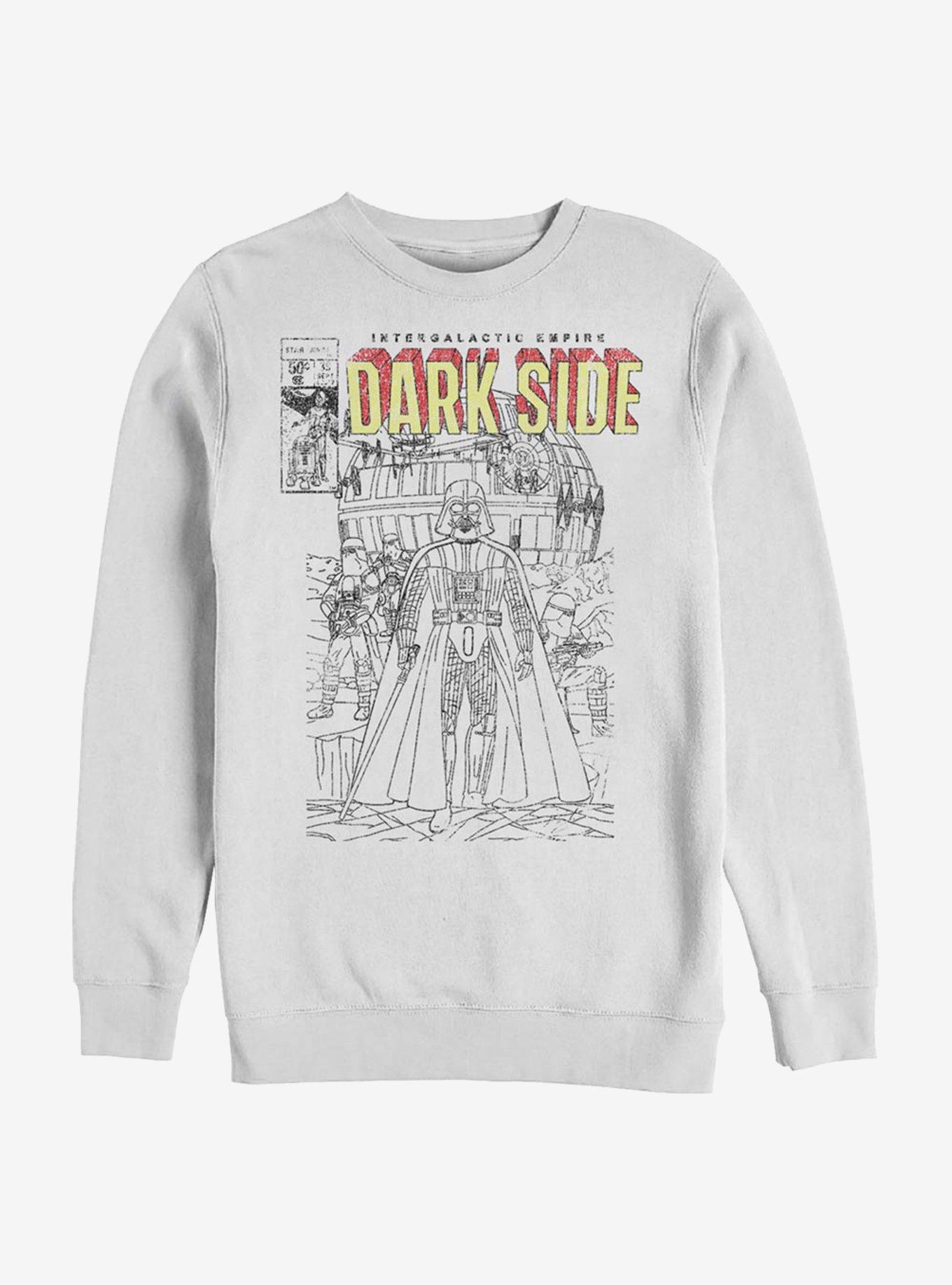 Star Wars Vader Line Sweatshirt, WHITE, hi-res