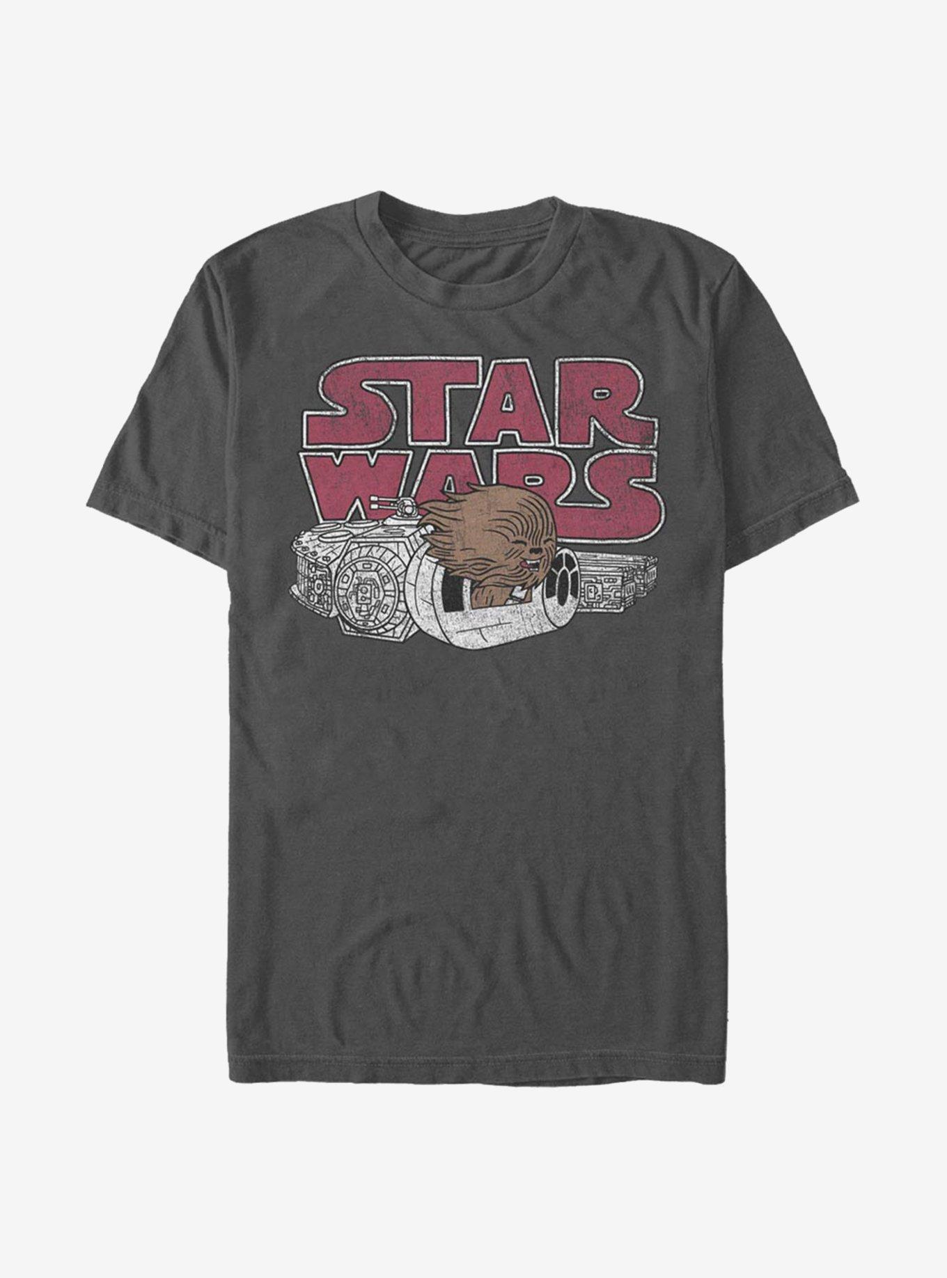 Star Wars Chewie Window T-Shirt, CHARCOAL, hi-res