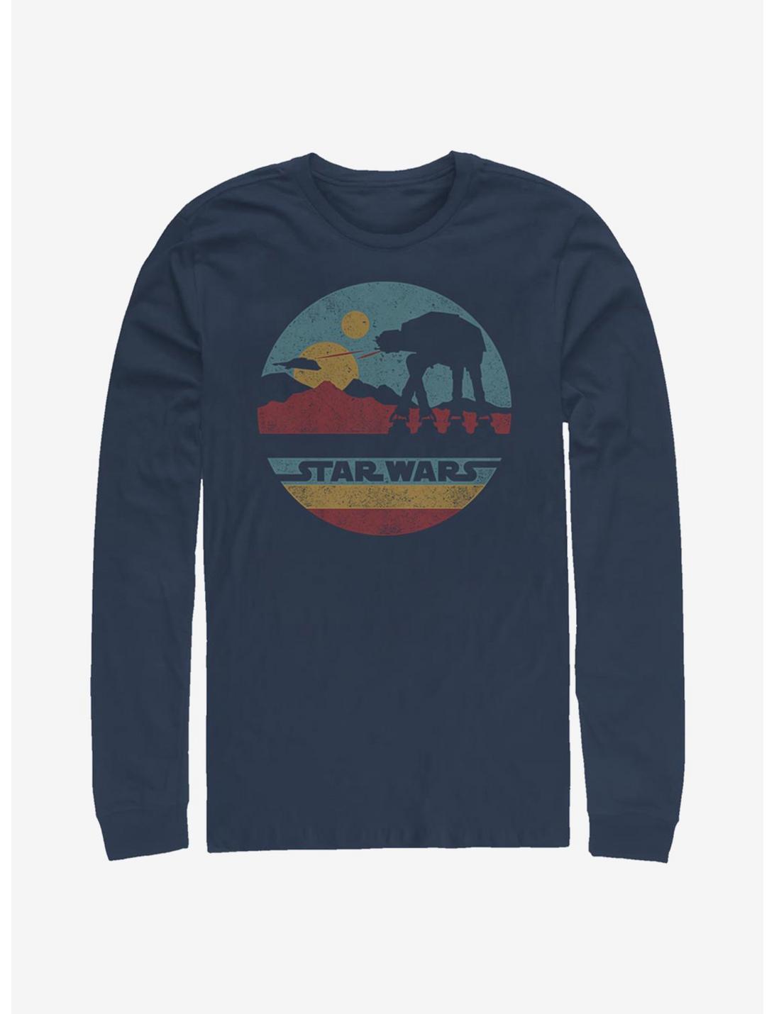 Star Wars AT-AT Mountain Long-Sleeve T-Shirt, NAVY, hi-res