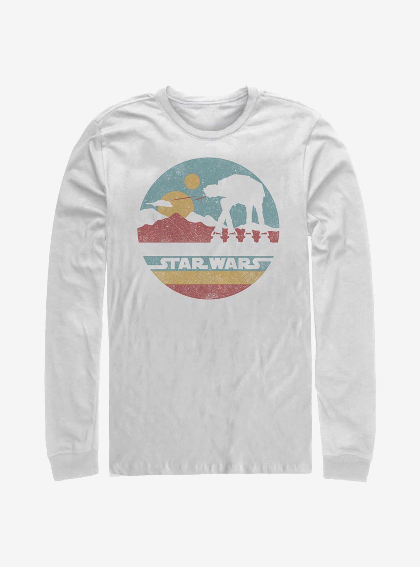 Star Wars AT-AT Mountain Long-Sleeve T-Shirt, WHITE, hi-res