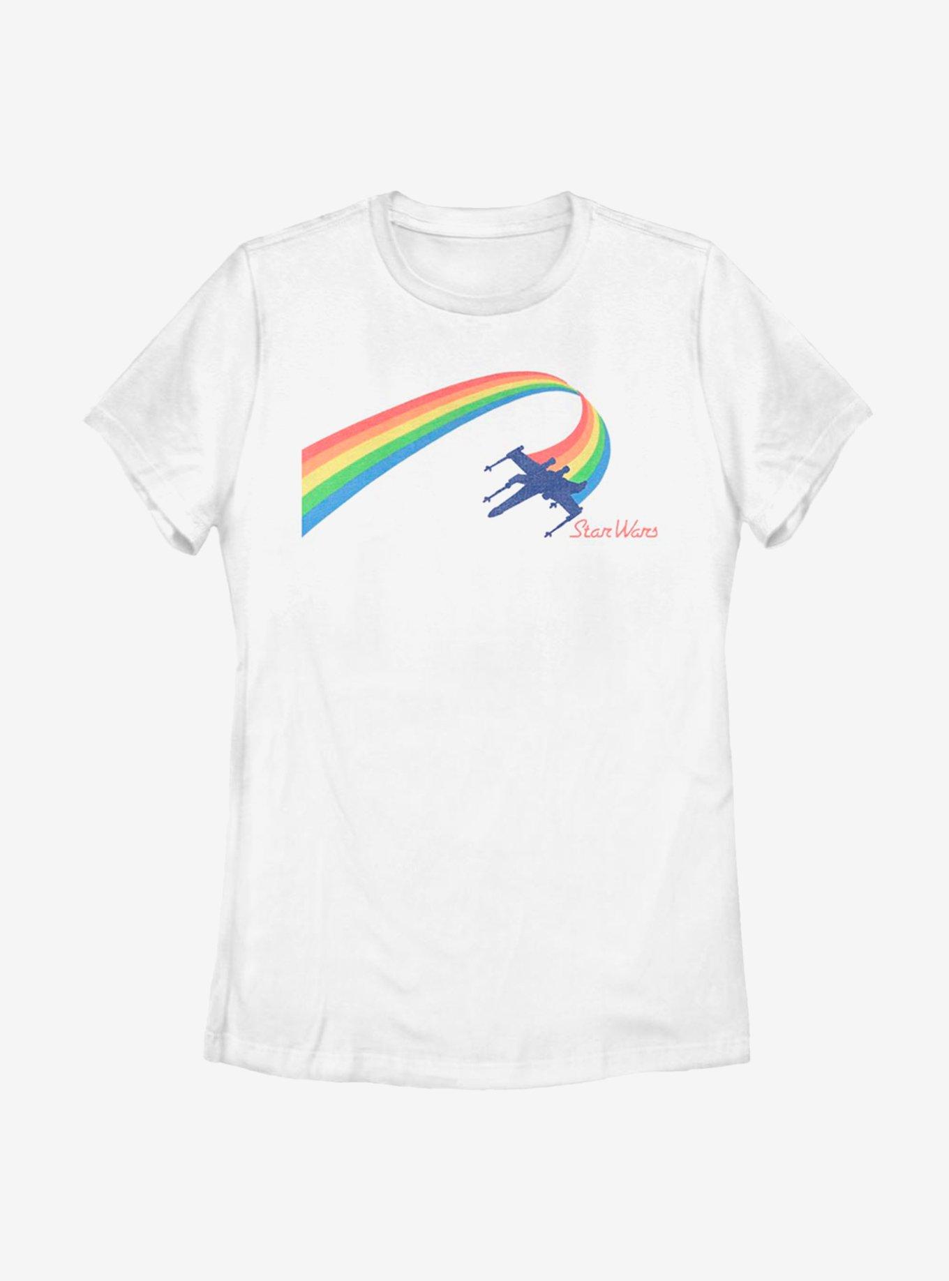 Star Wars Rainbow Flight Womens T-Shirt, , hi-res