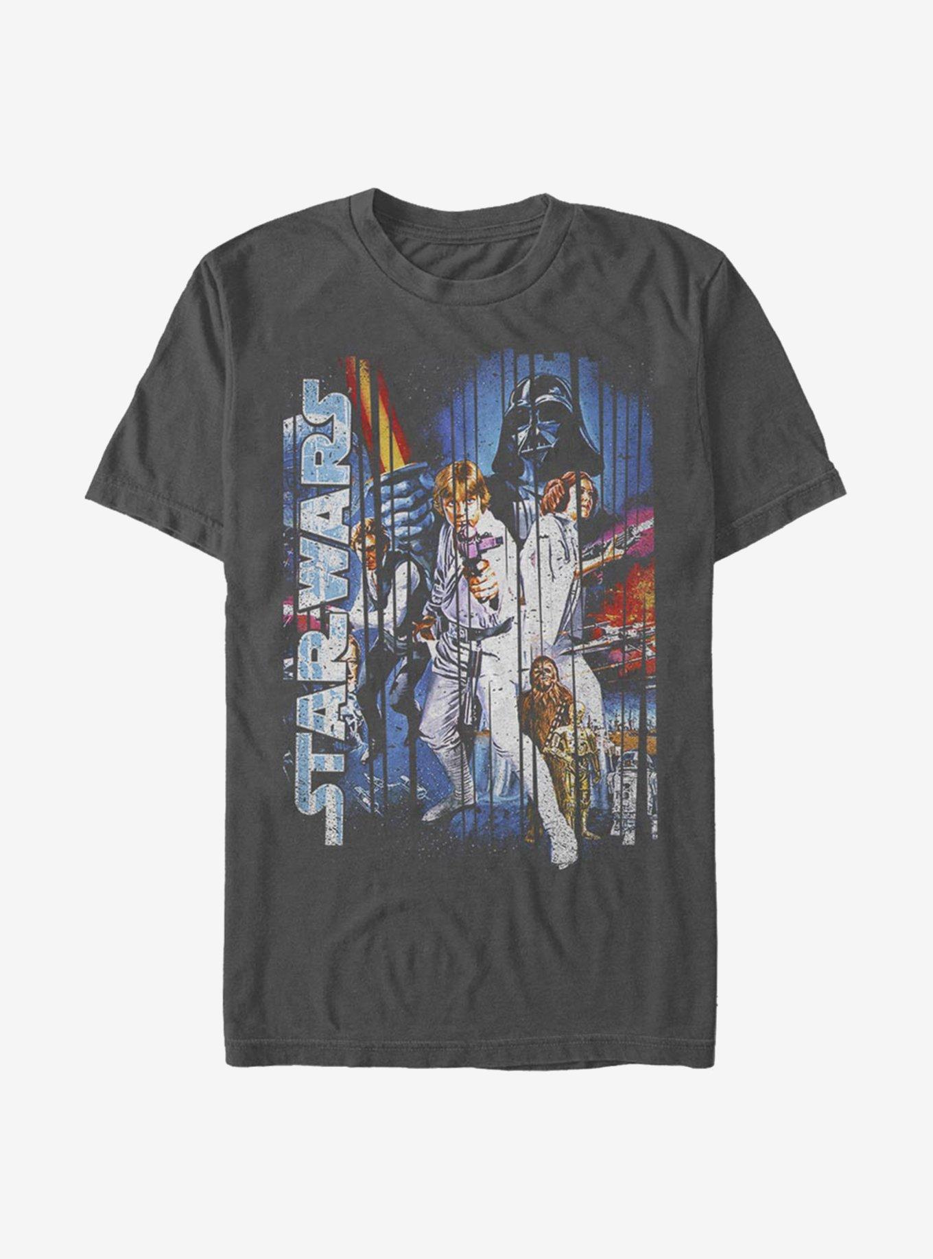 Star Wars Classic Scene T-Shirt, CHARCOAL, hi-res