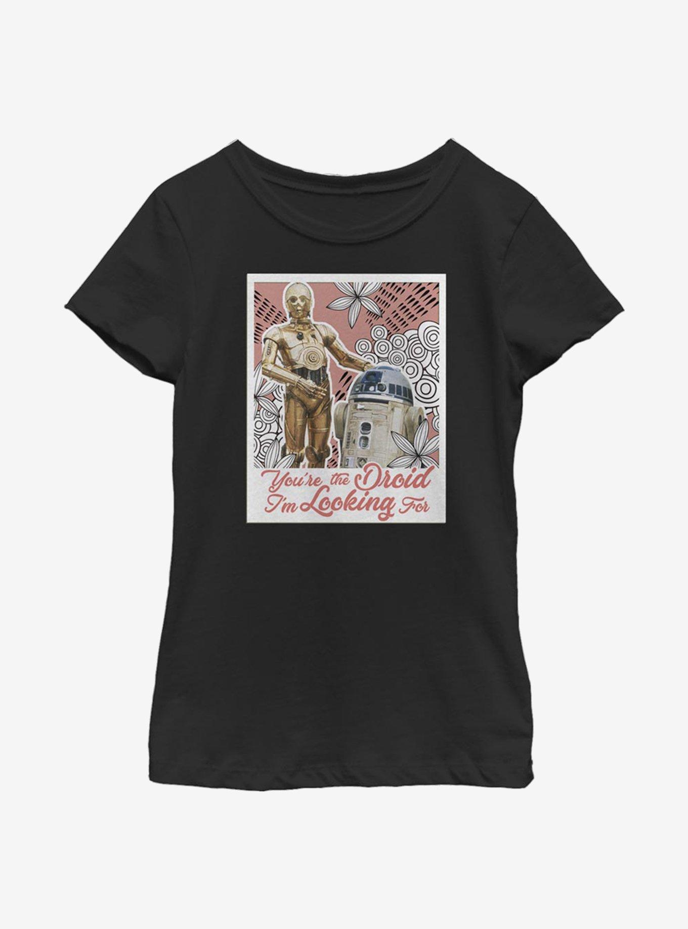 Star Wars Droid Looking Youth Girls T-Shirt, , hi-res