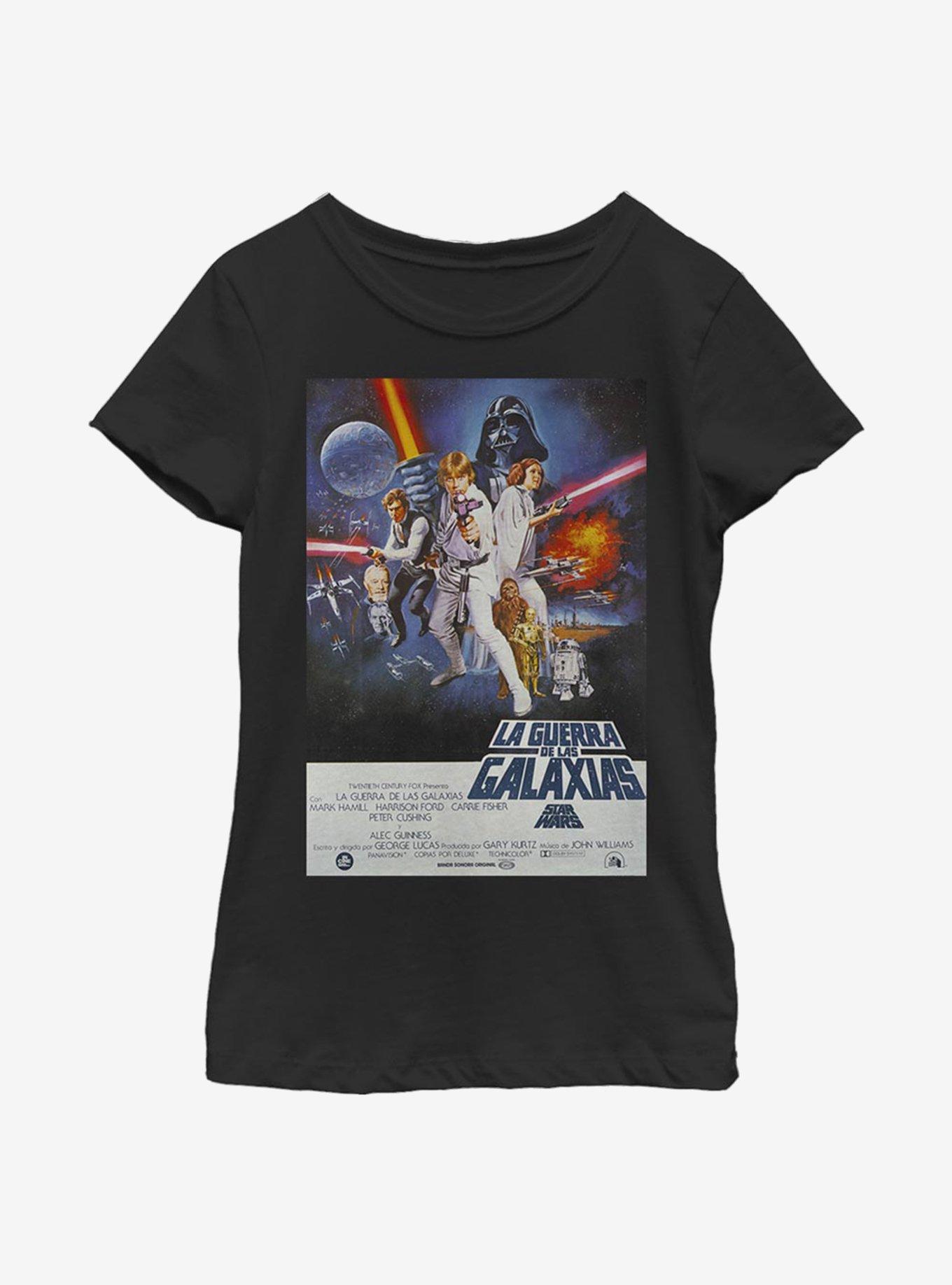 Star Wars El Poster Youth Girls T-Shirt, BLACK, hi-res