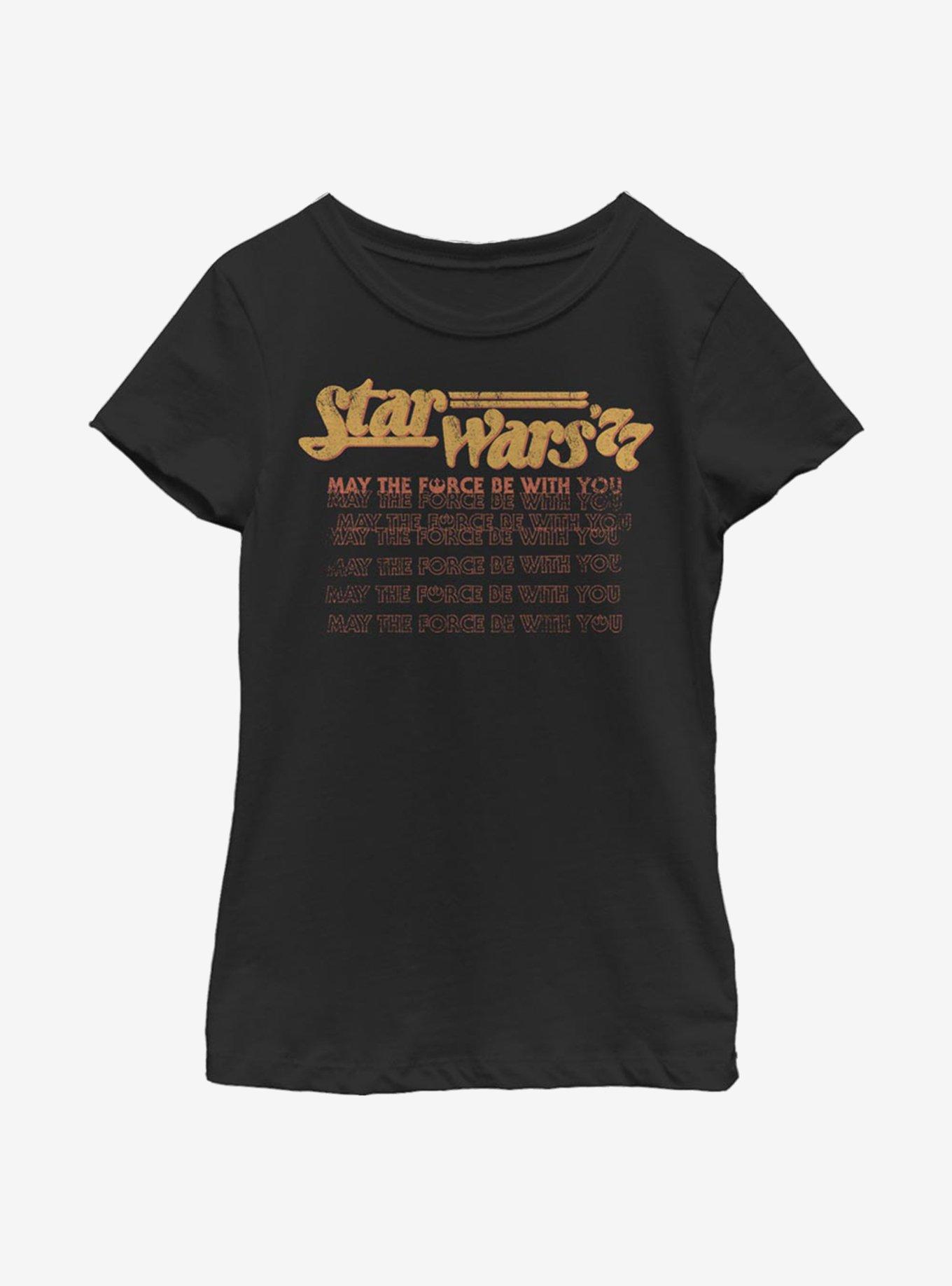 Star Wars May Rep Youth Girls T-Shirt, BLACK, hi-res