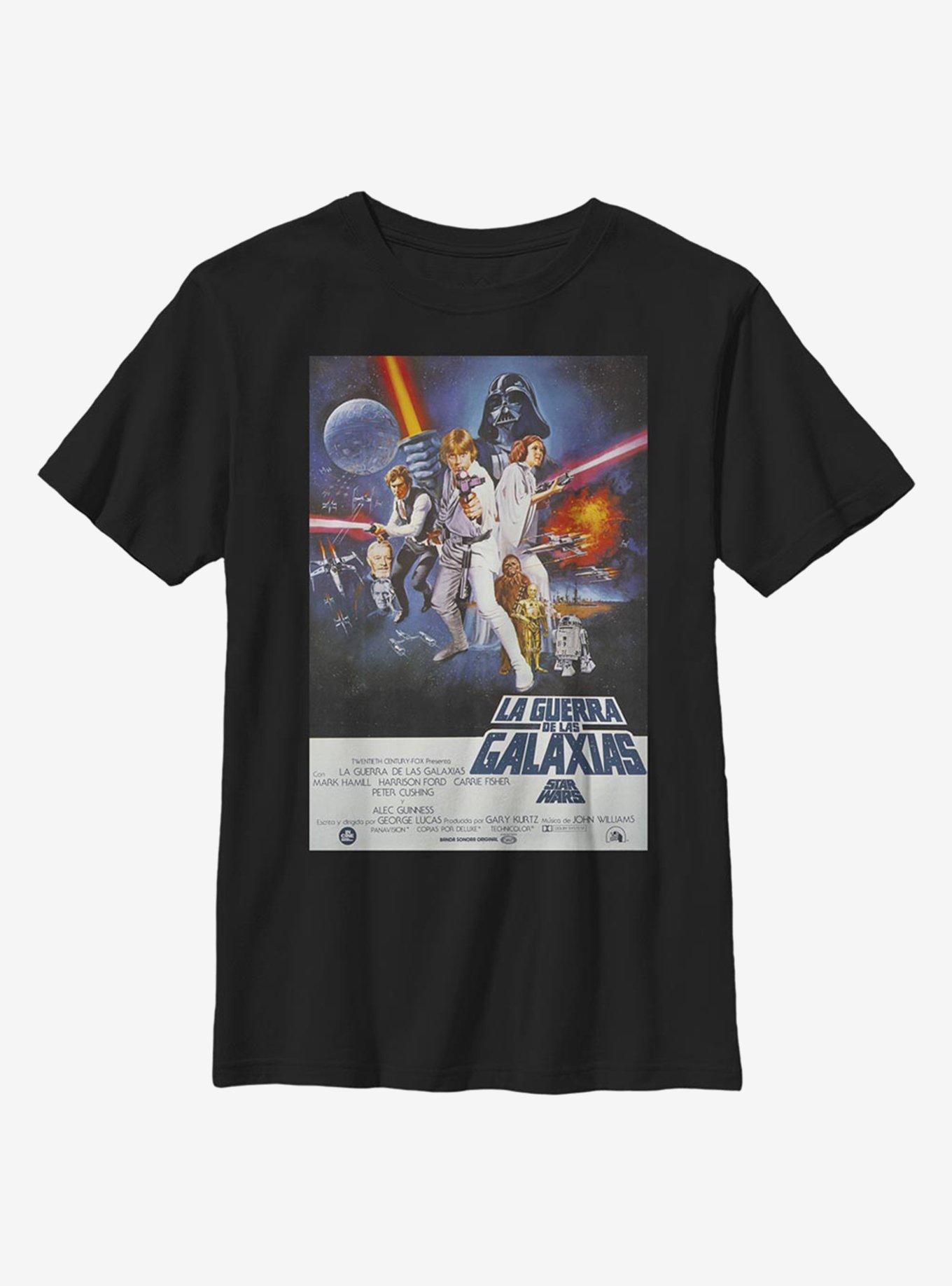 Star Wars El Poster Youth T-Shirt, BLACK, hi-res view 1
