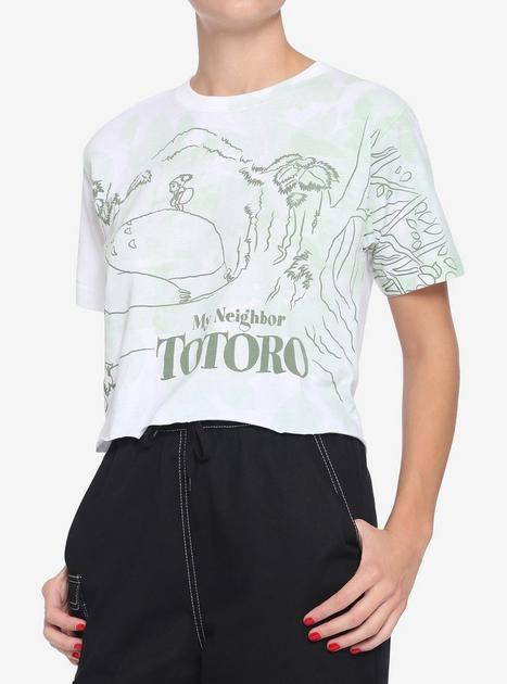 Totoro And Mini Totoro T-Shirt Cute Blue Watercolor - Studio