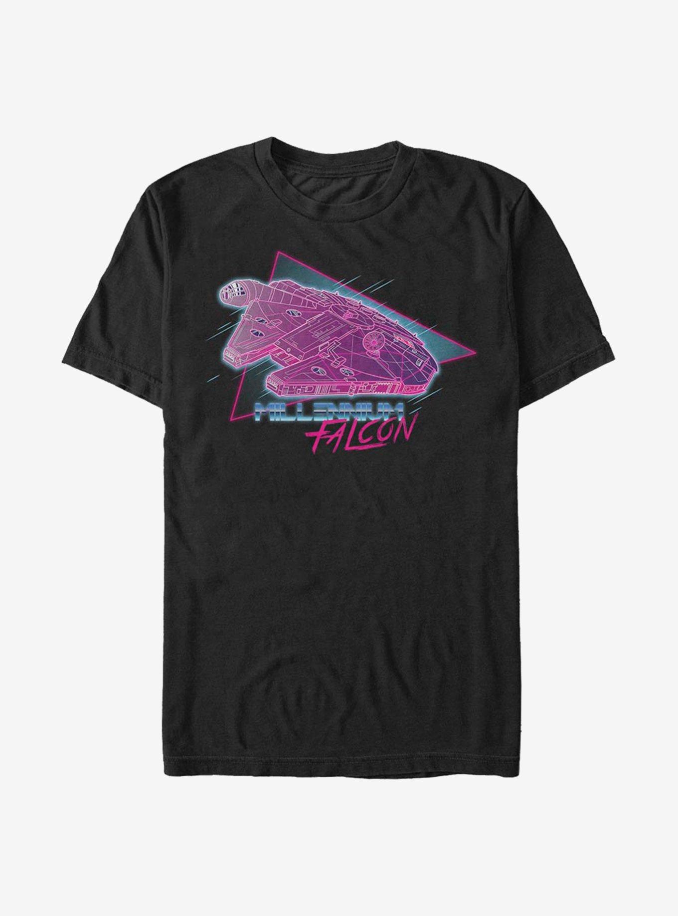 Star Wars Synth Pop Falcon T-Shirt, , hi-res